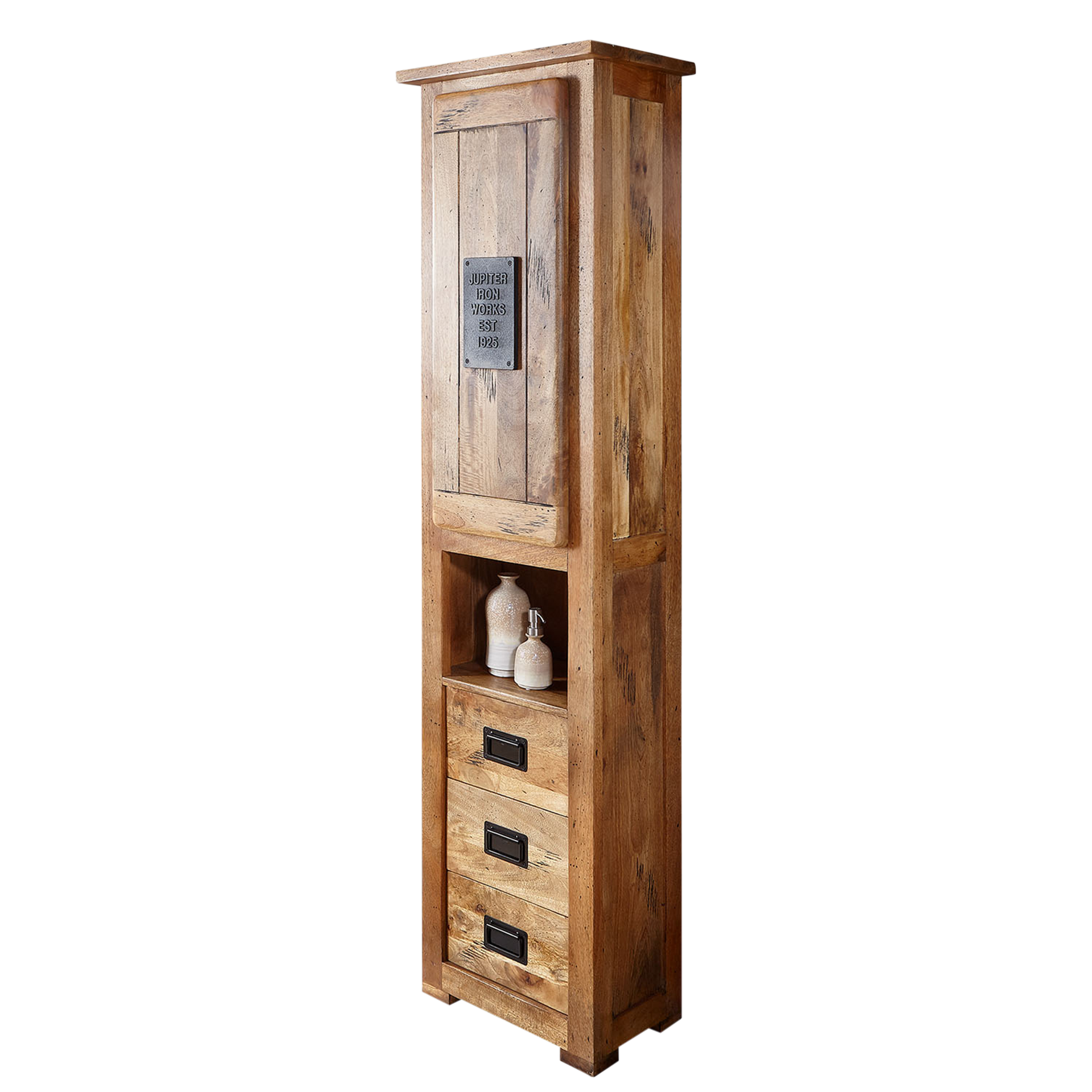Novofurn Badschrank LENA-N Holzfarben 50*35*195