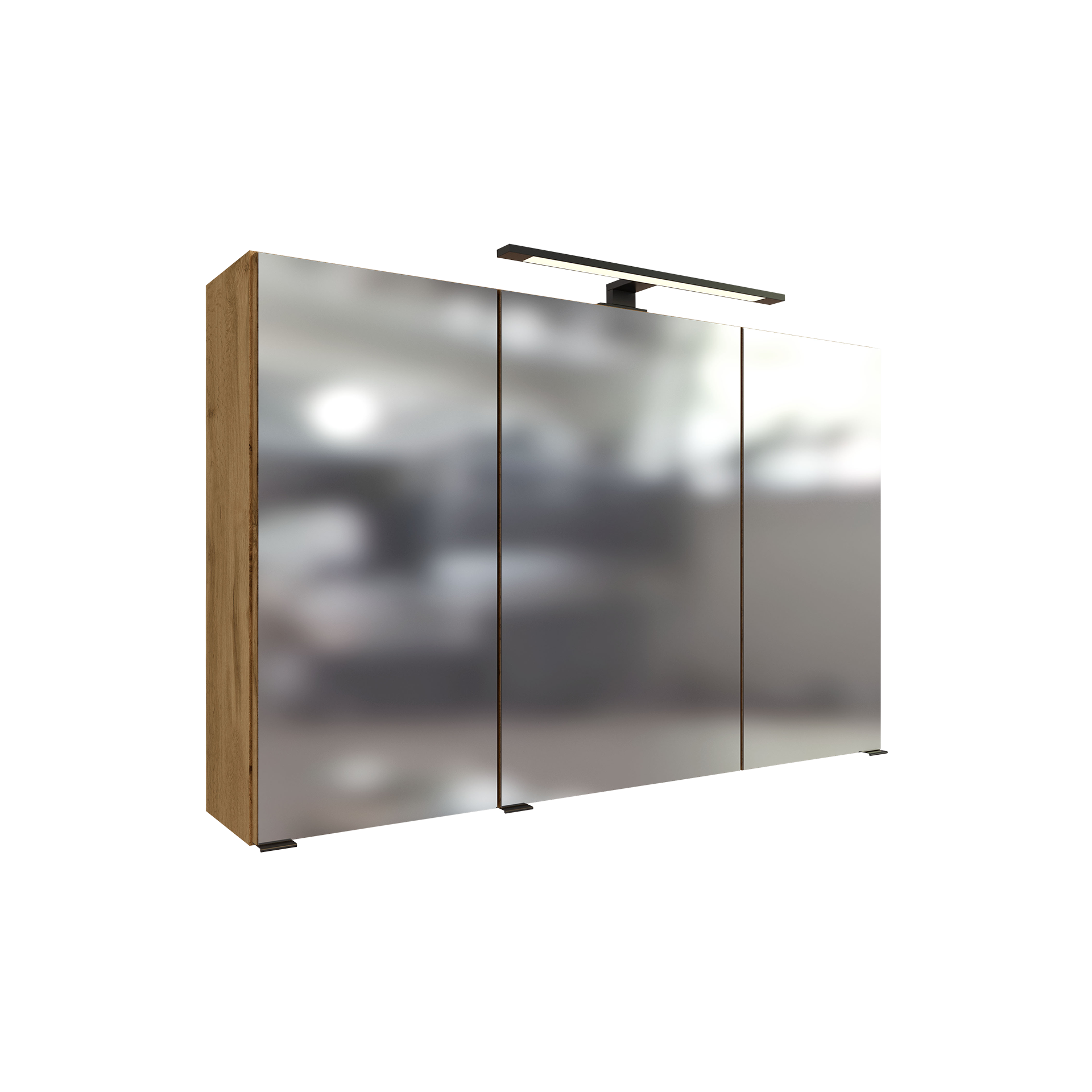 Novofurn Spiegelschrank MANOLO Eichefarben 20*100*64 Novofurn Spiegelschrank MANOLO Eichefarben 20*100*64