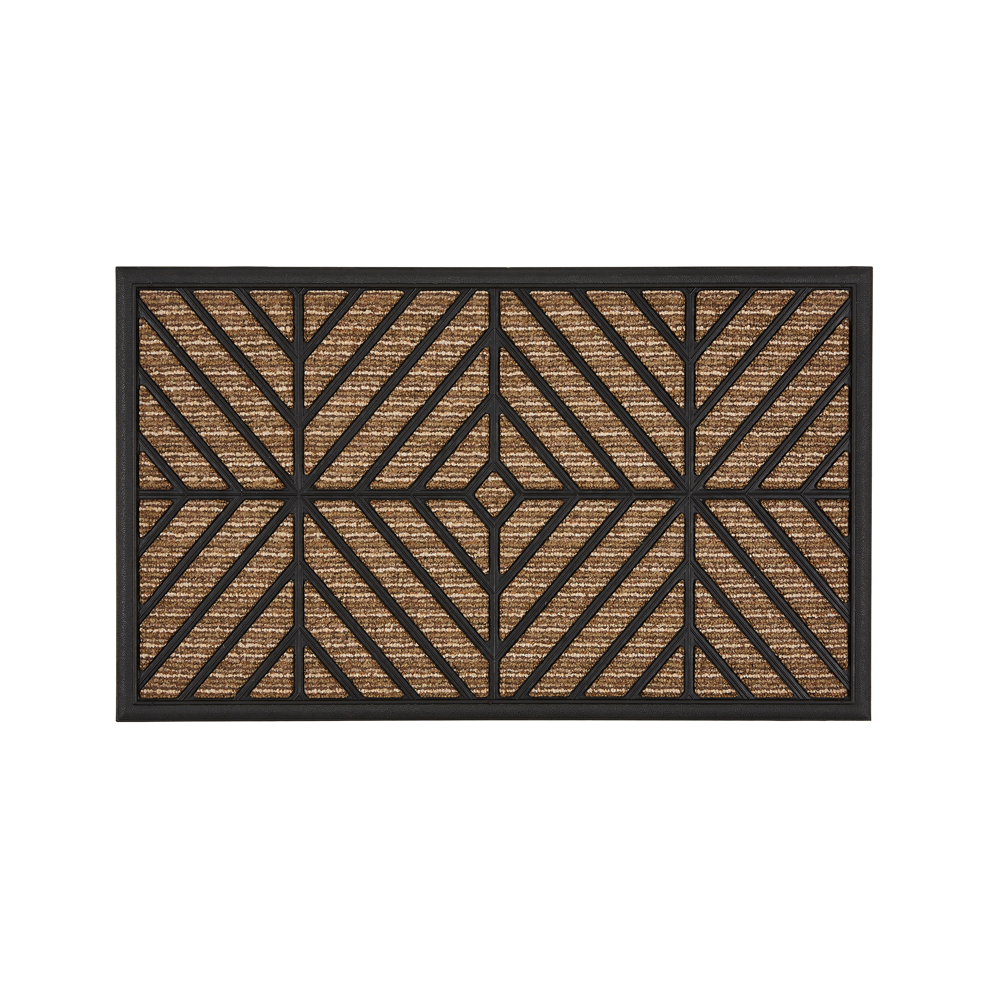 ASTRA Fußmatte Border Graphic 45x75 Raute Braun