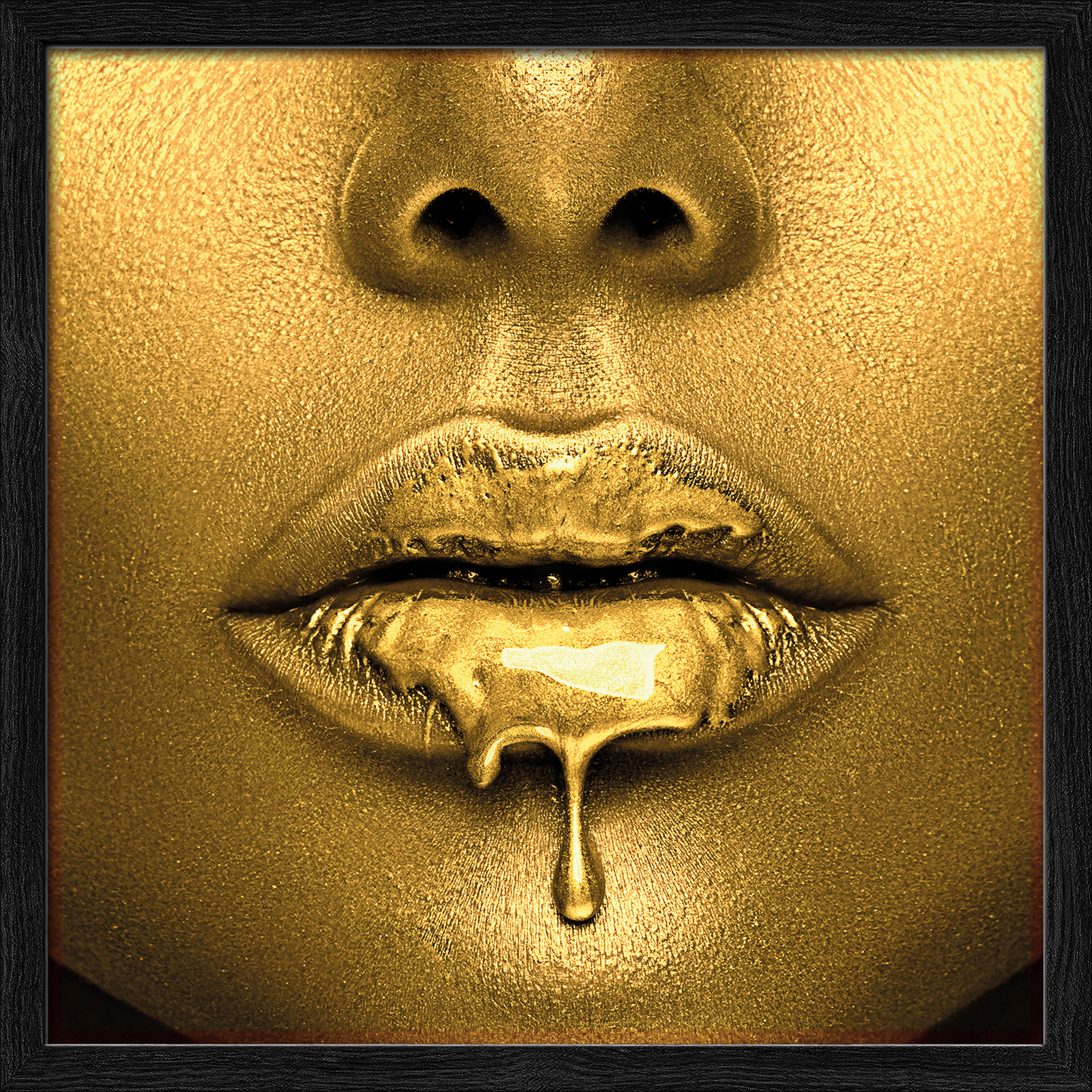 Bild Golden Lips I Gold Bild Golden Lips I Gold