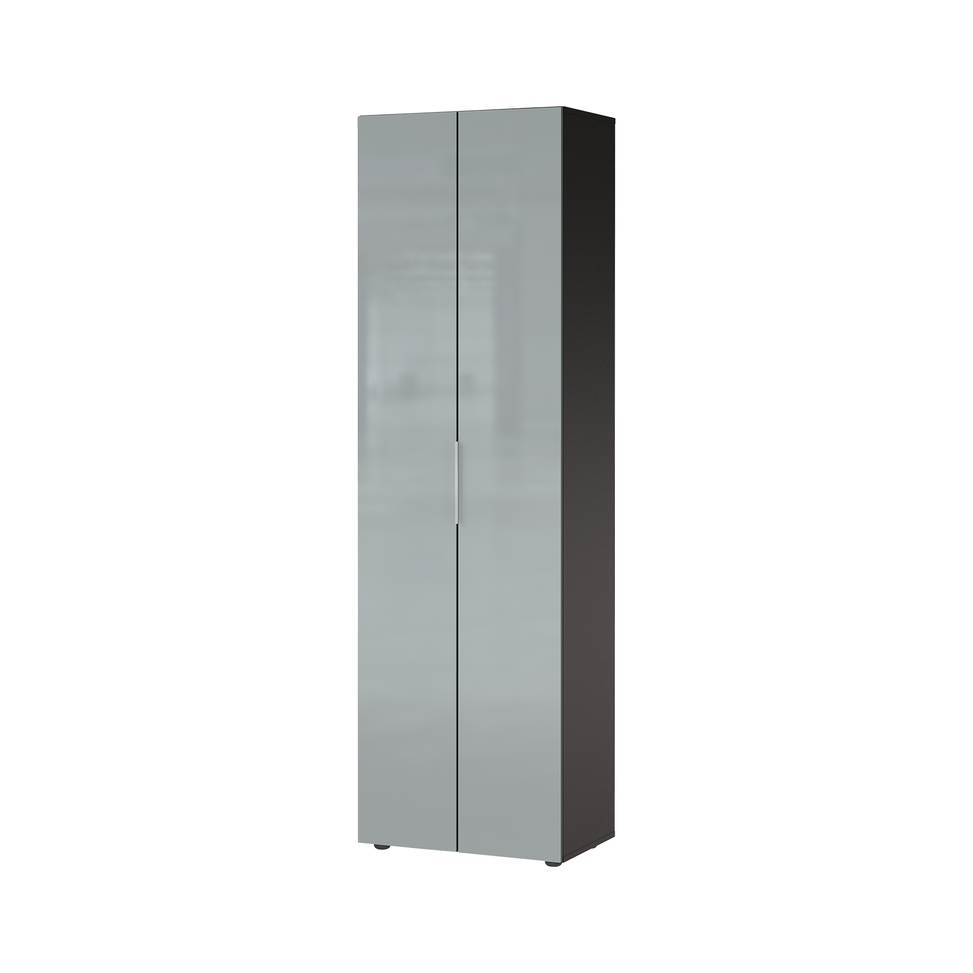 Paul Phillip Garderobenschrank Genf Silber Paul Phillip Garderobenschrank Genf Silber