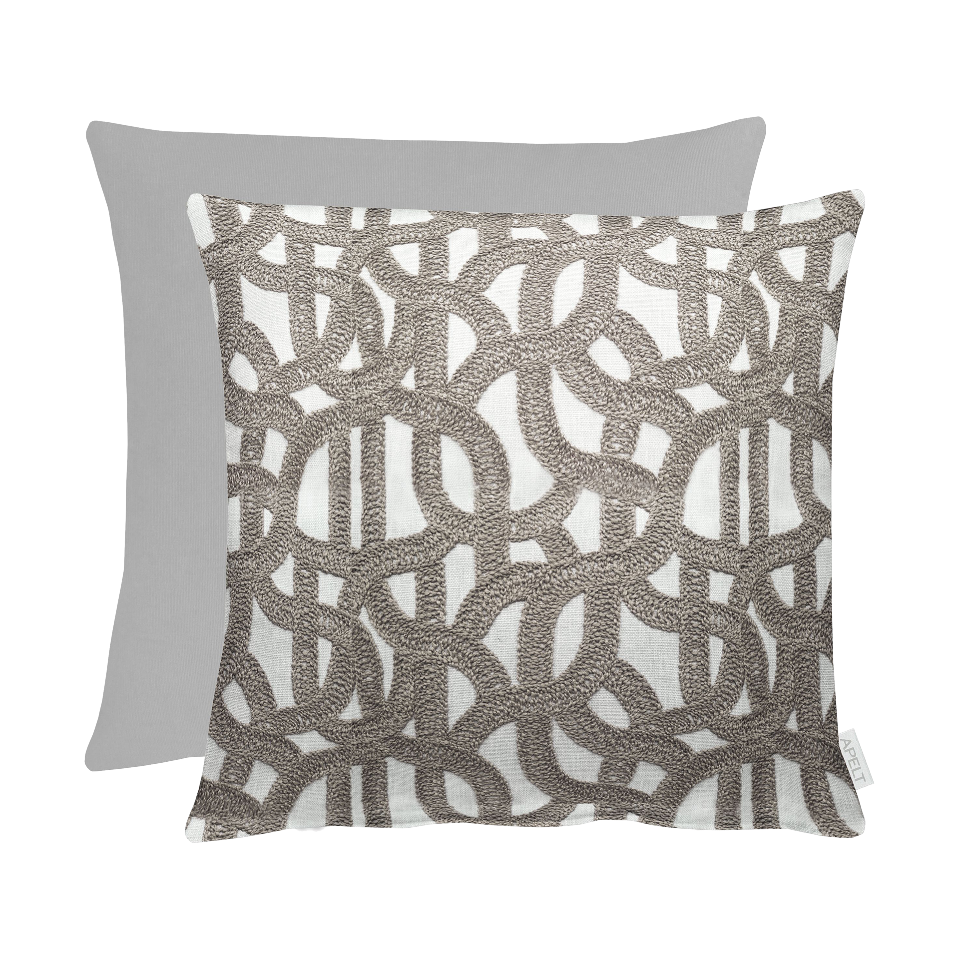 Kissen Rafia Grau 45x45cm Kissen Rafia Grau 45x45cm