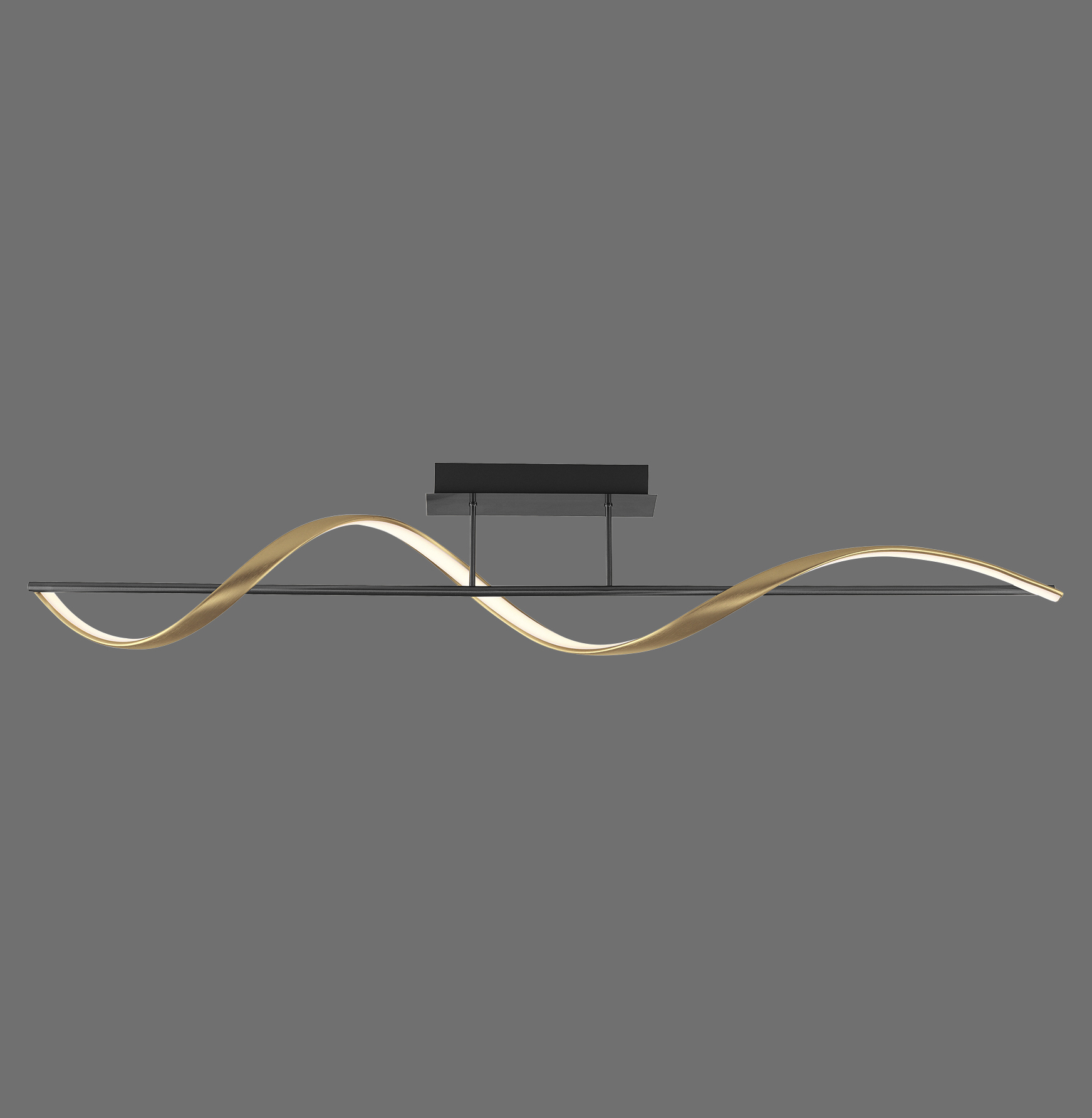 Deckenleuchte Q-SWING goldfarben Anthrazit Silber Deckenleuchte Q-SWING goldfarben Anthrazit Silber