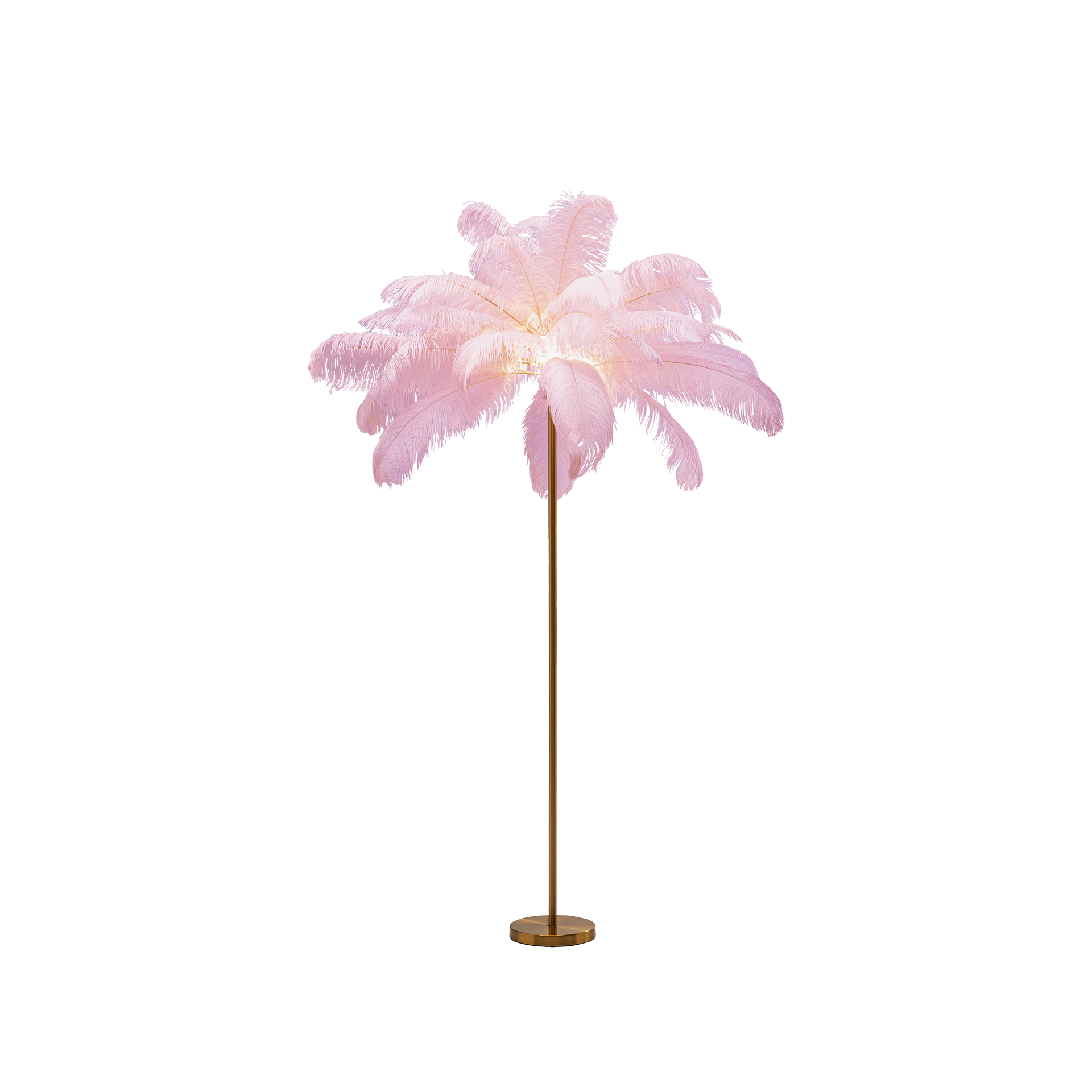 Kare Stehleuchte Feather Palm Rosa Kare Stehleuchte Feather Palm Rosa