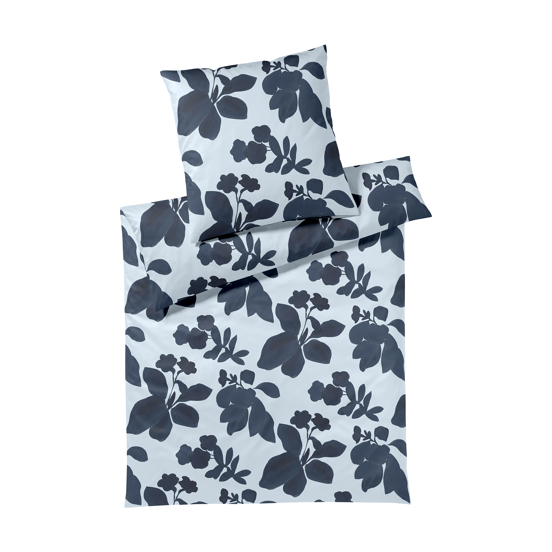 Jersey Bettwäsche Shadows Denim Blue 135x200cm Jersey Bettwäsche Shadows Denim Blue 135x200cm