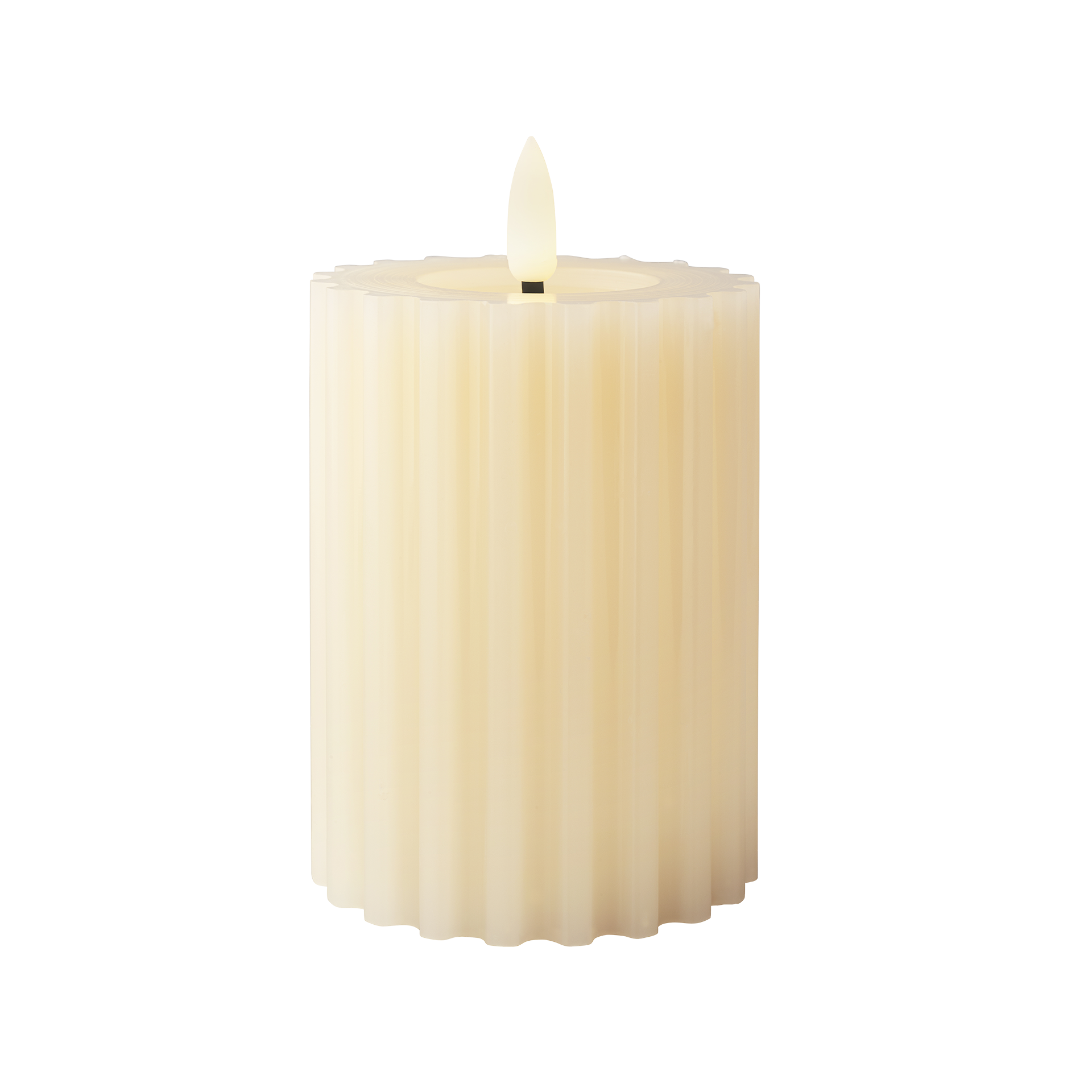 Kerze LED Creme Kerze LED Creme