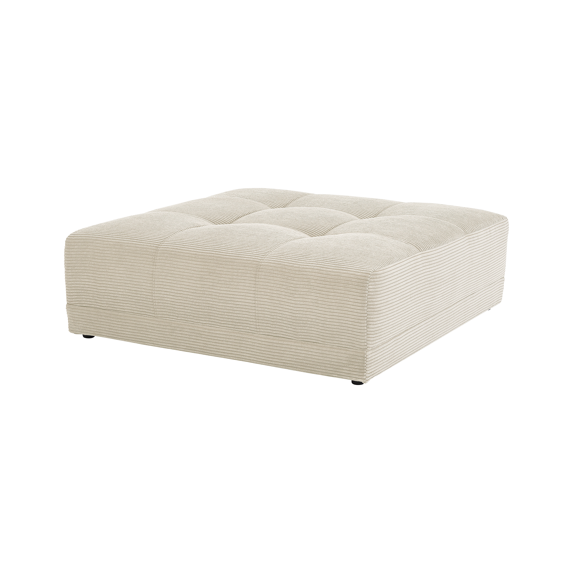 Hocker Janni Bezug Cord Beige Hocker Janni Bezug Cord Beige