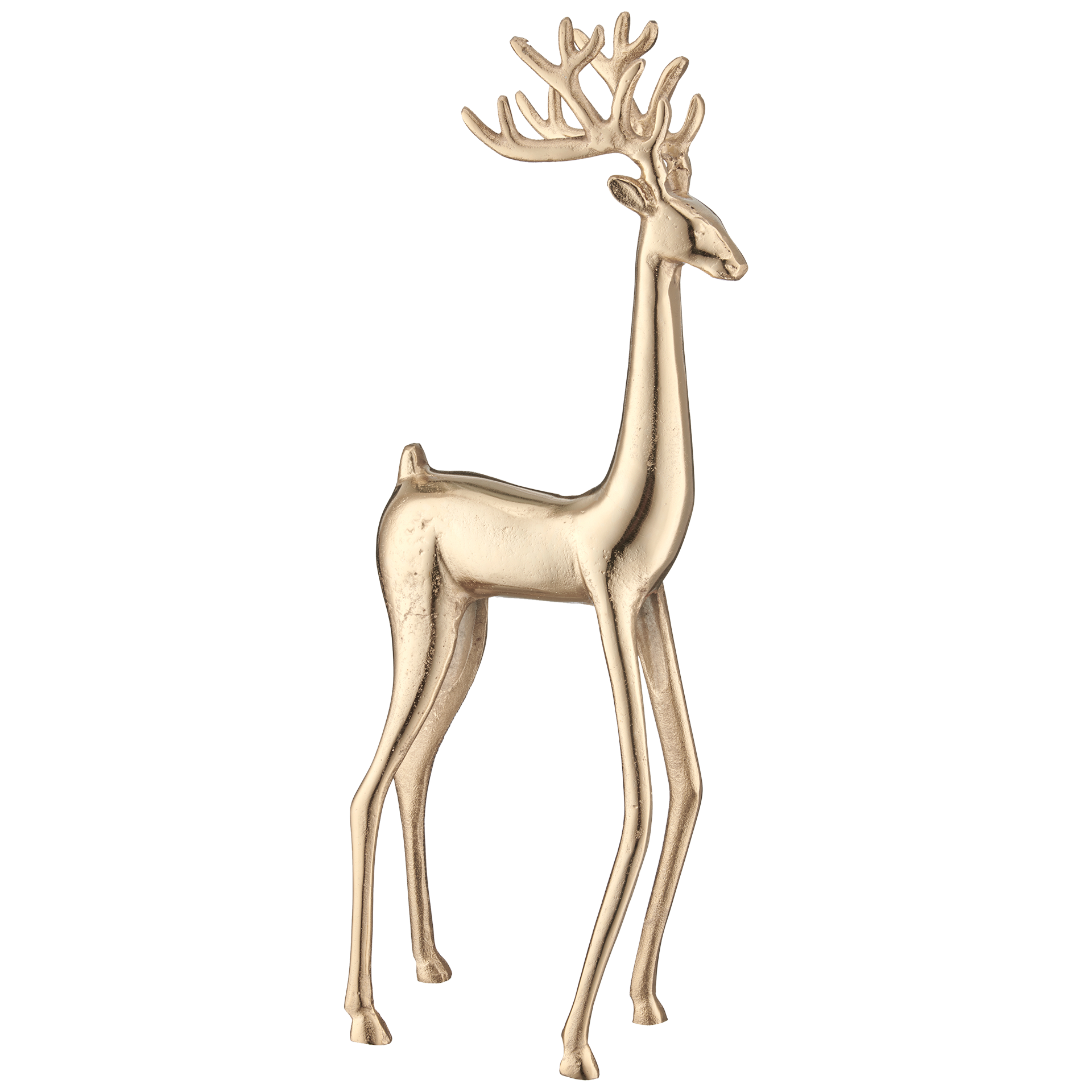 Dekoaufsteller Hirsch Gold