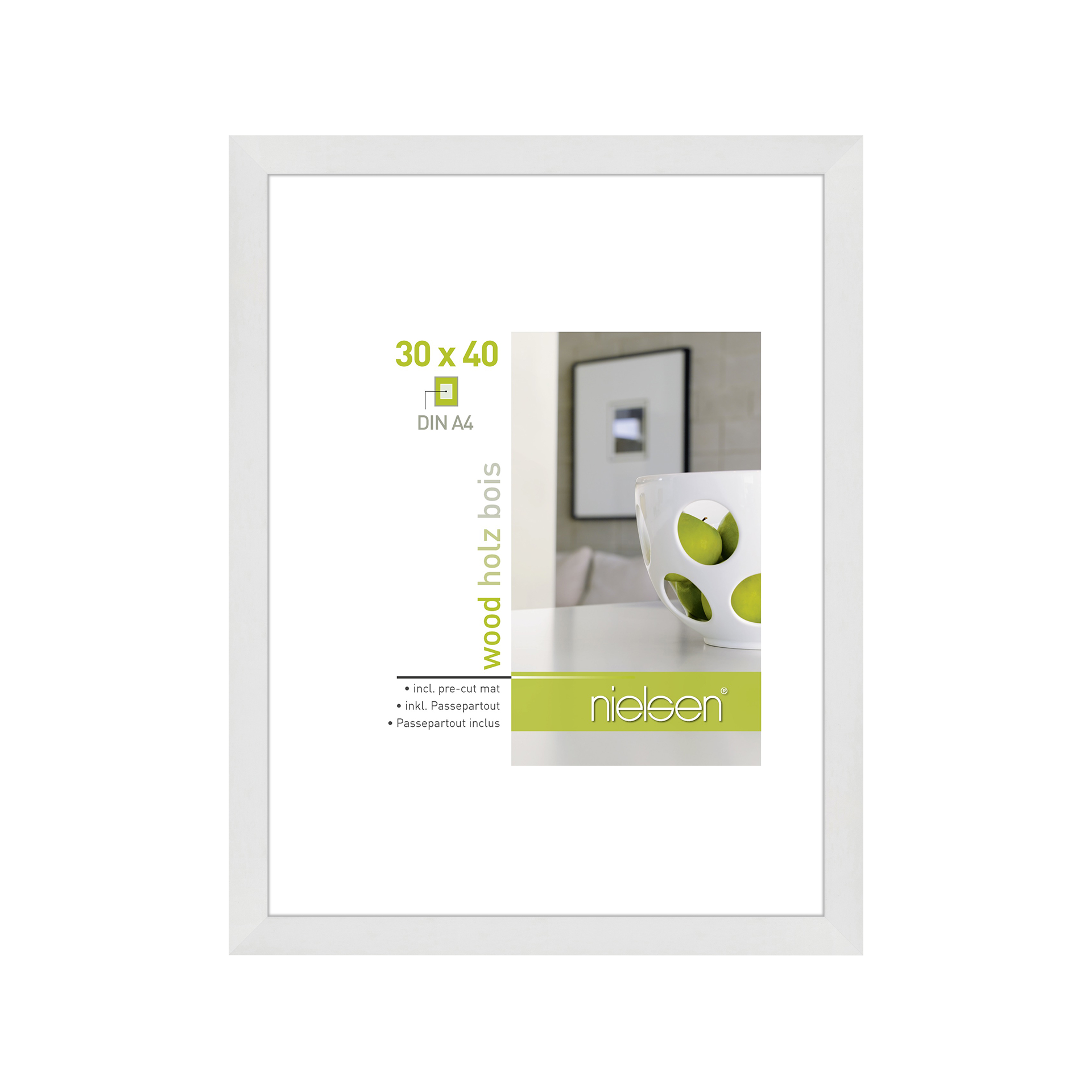 Bilderrahmen Apollon Weiß Bilderrahmen Apollon Weiß