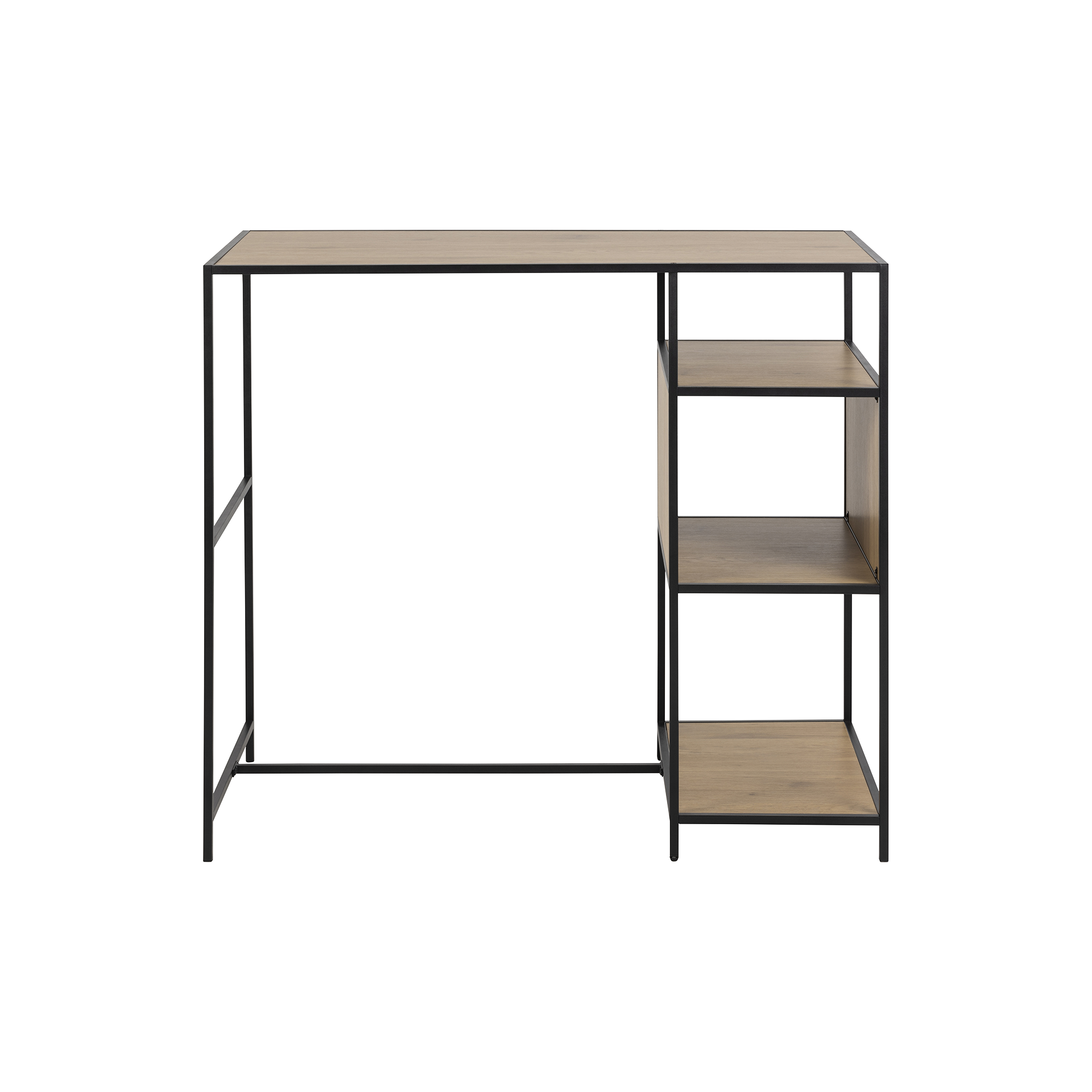 Bartisch Seaford Platte Natur Gestell Schwarz Bartisch Seaford Platte Natur Gestell Schwarz