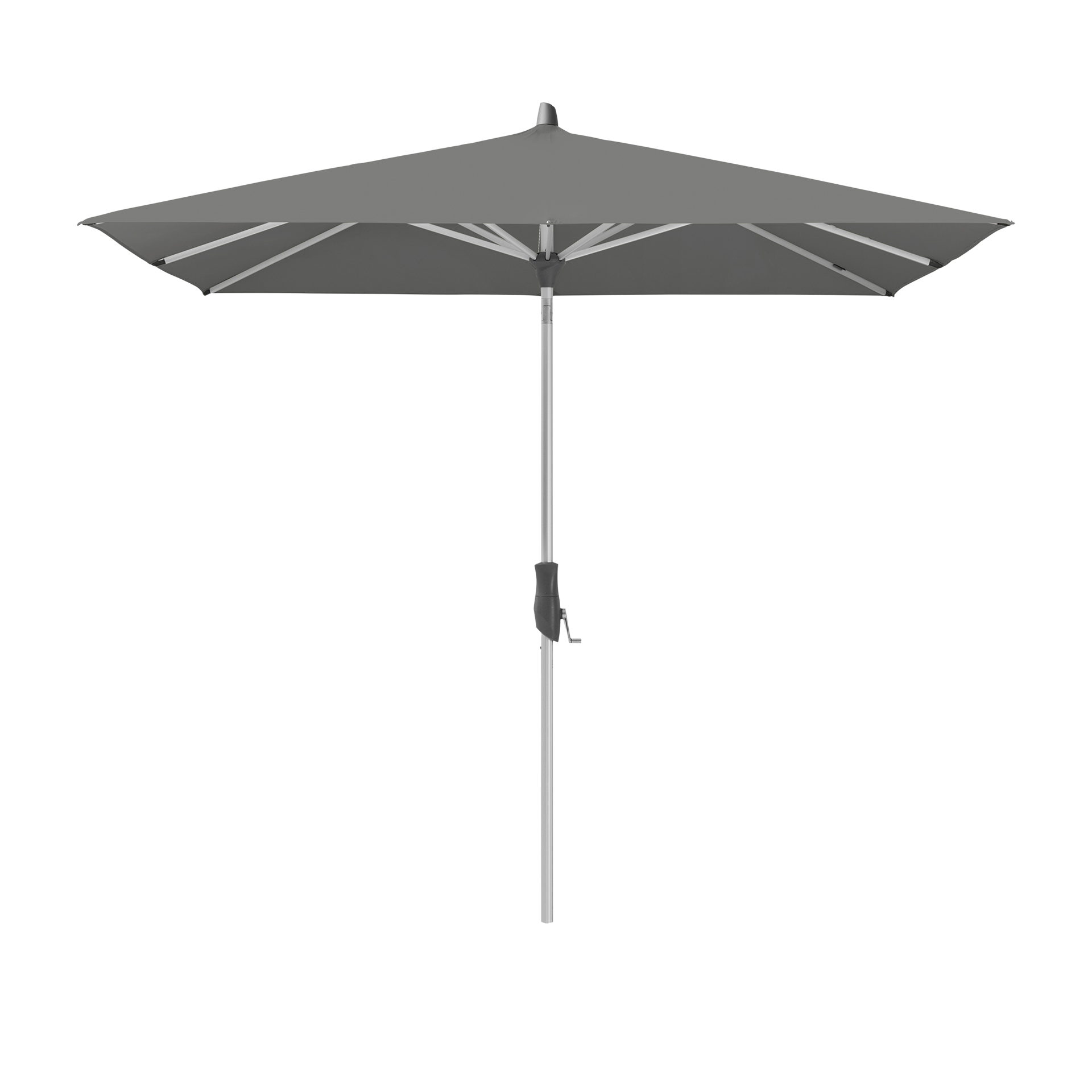 Glatz Sonnenschirm Alu-Twist Anthrazit rechteckig 210x150 Glatz Sonnenschirm Alu-Twist Anthrazit rechteckig 210x150