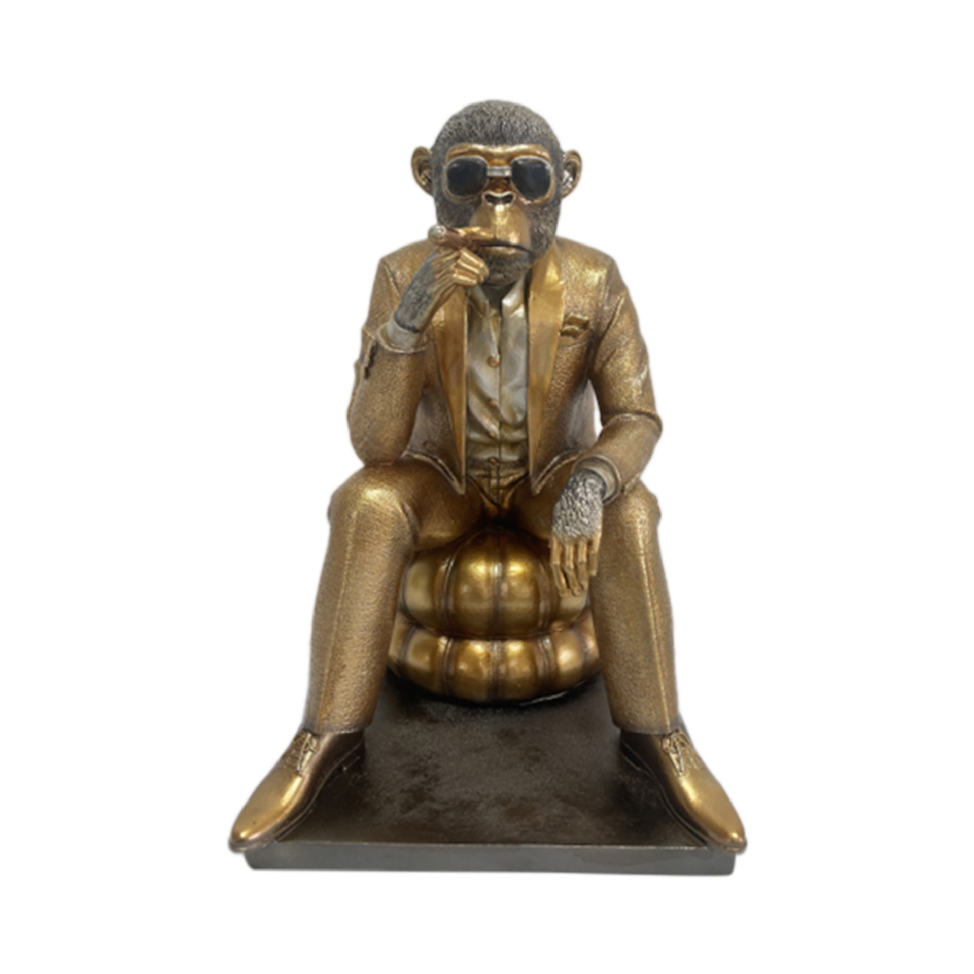 Dekofigur Mr. Monkey Gold-Schwarz Dekofigur Mr. Monkey Gold-Schwarz