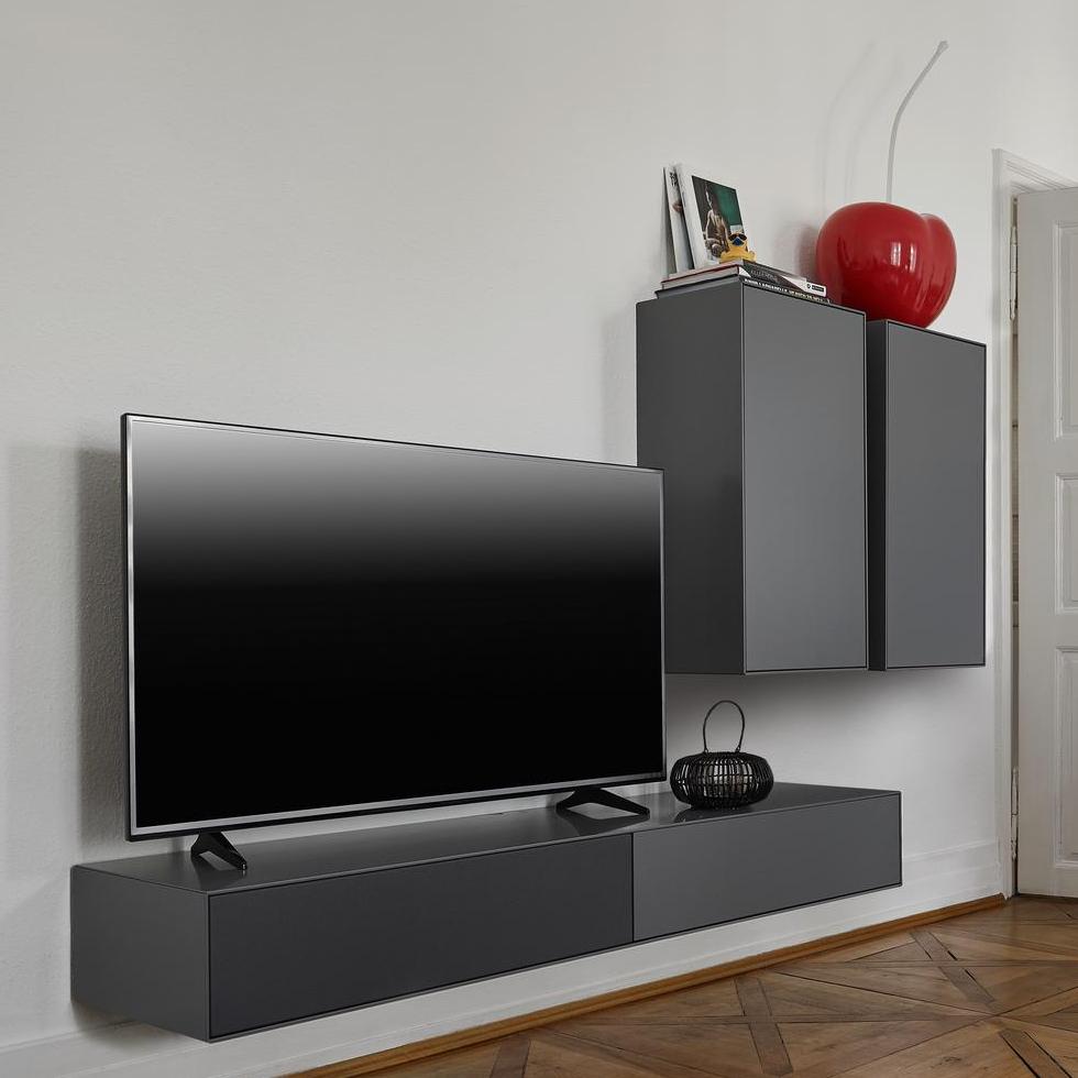 Raumfreunde Wohnwand Edge Grau Raumfreunde Wohnwand Edge Grau