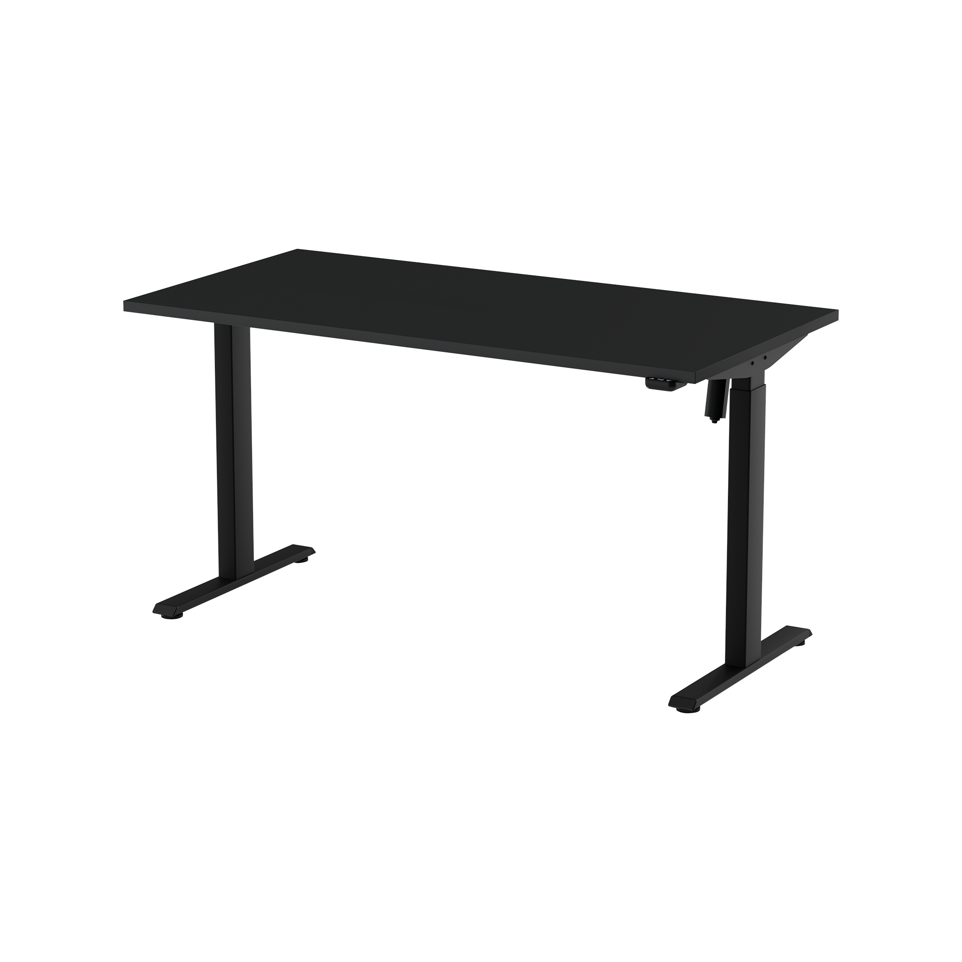 Schreibtisch eCando Schwarz elektrisch höhenverstellbar 60*120*72