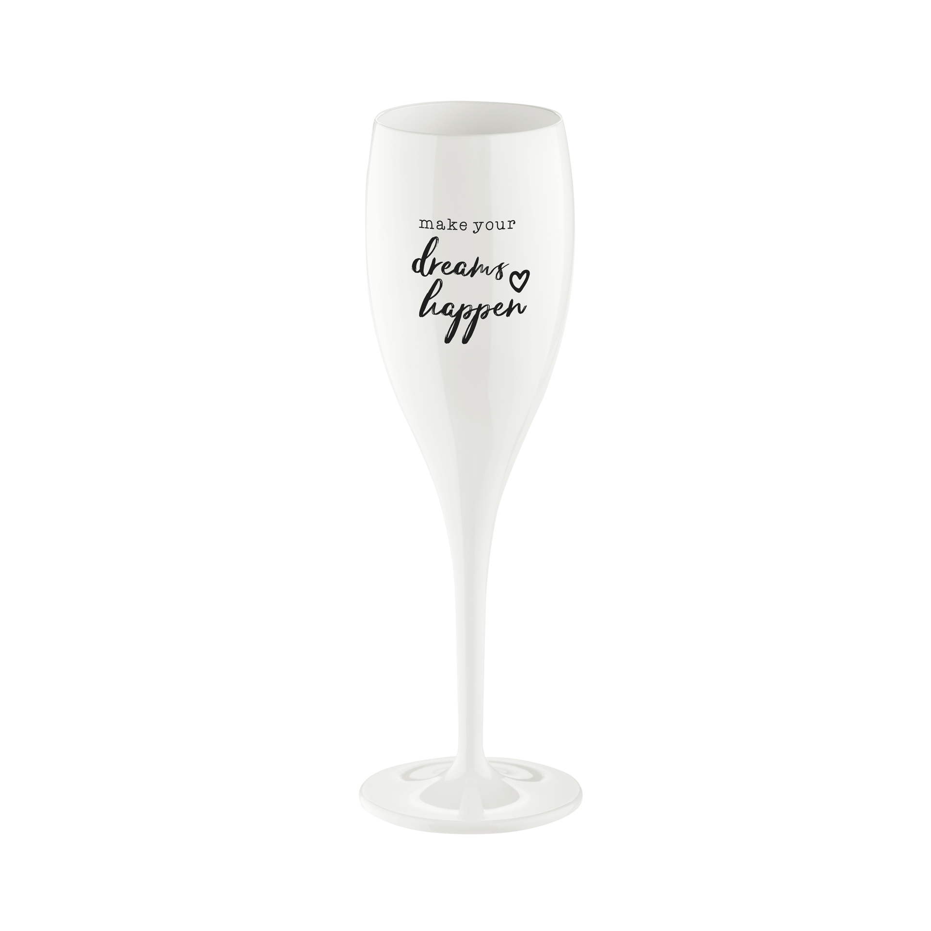 Glas CHEERS No. 1 white