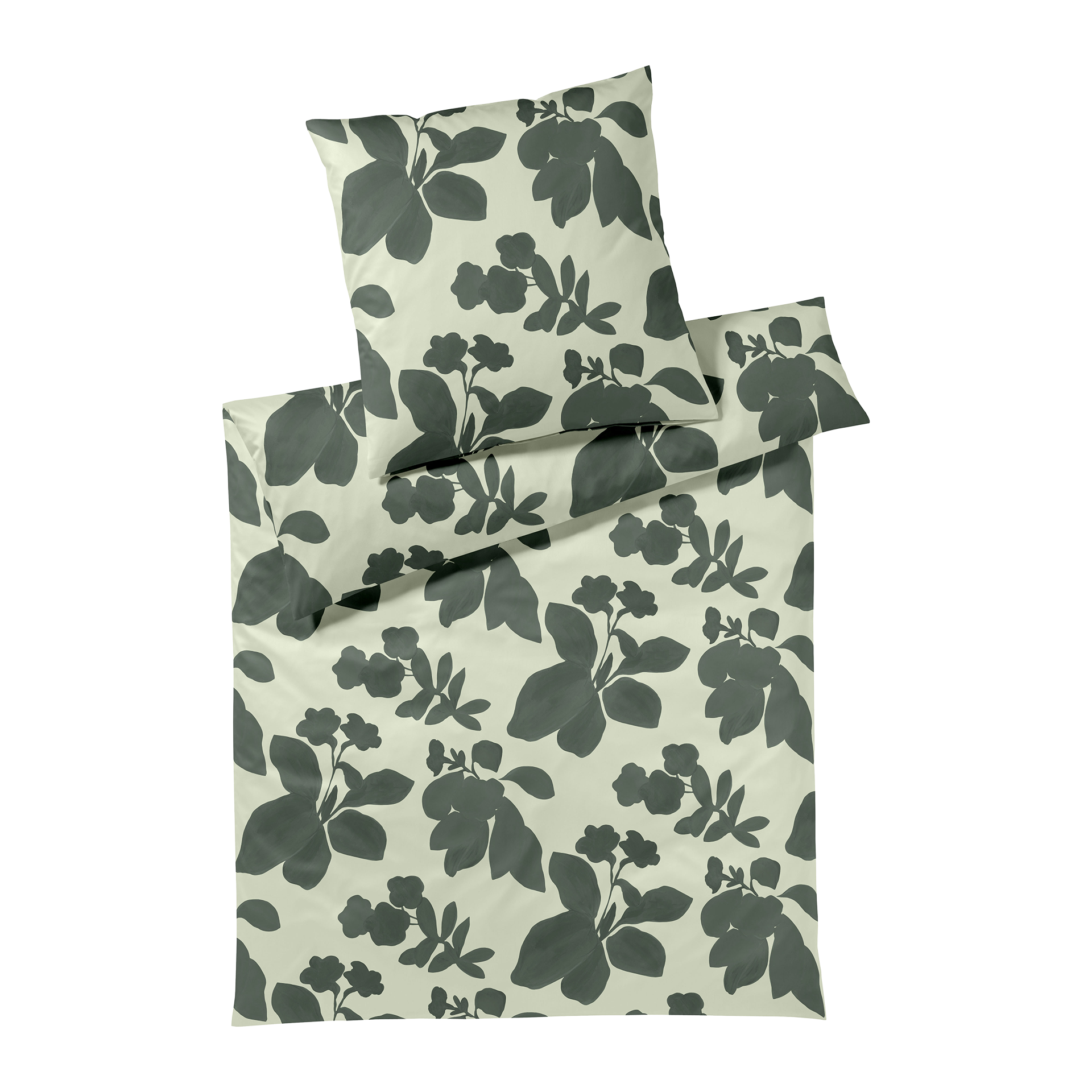 Jersey Bettwäsche Shadows Forest Green 135x200cm