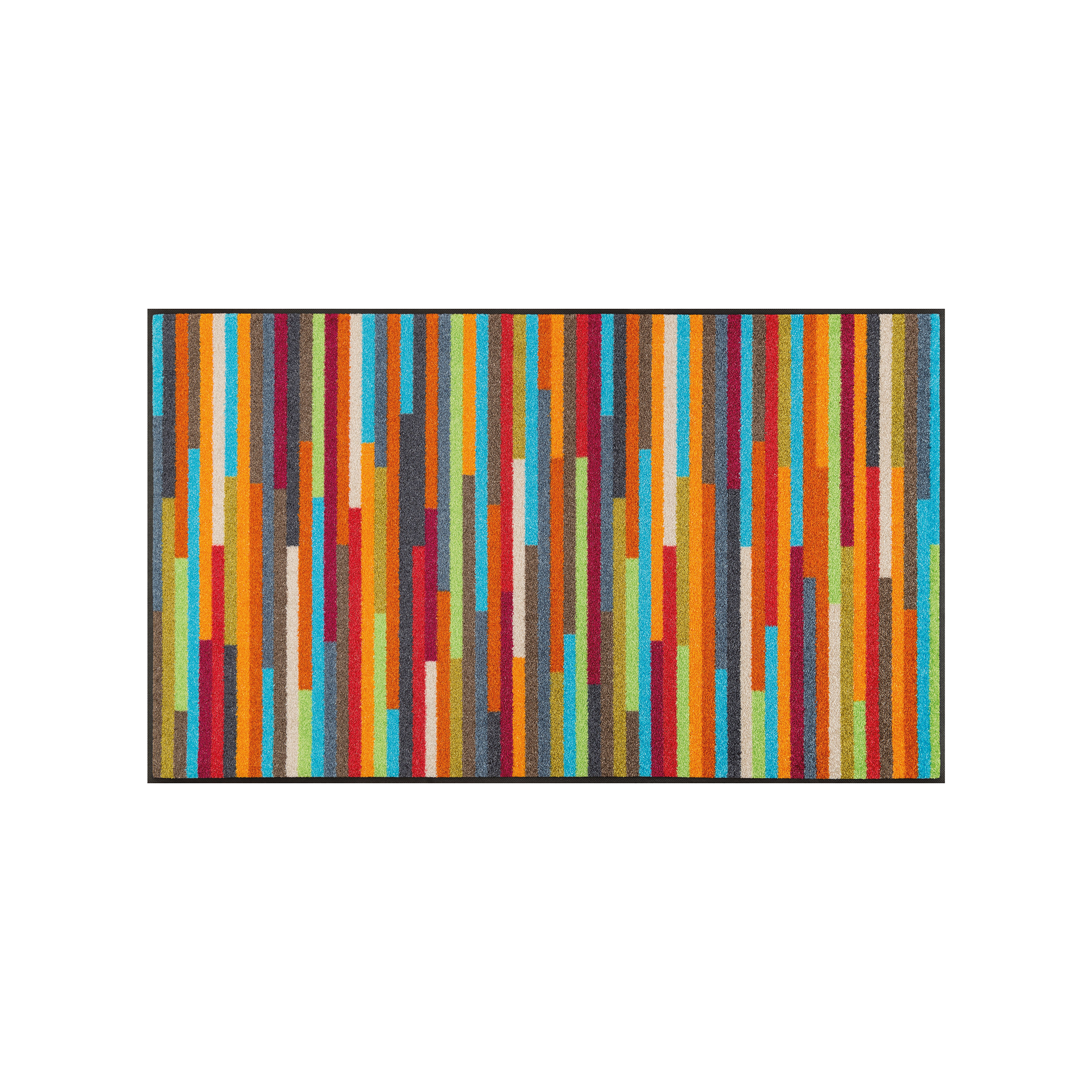 Fußmatte Mikado Strips 75x120 Bunt Fußmatte Mikado Strips 75x120 Bunt