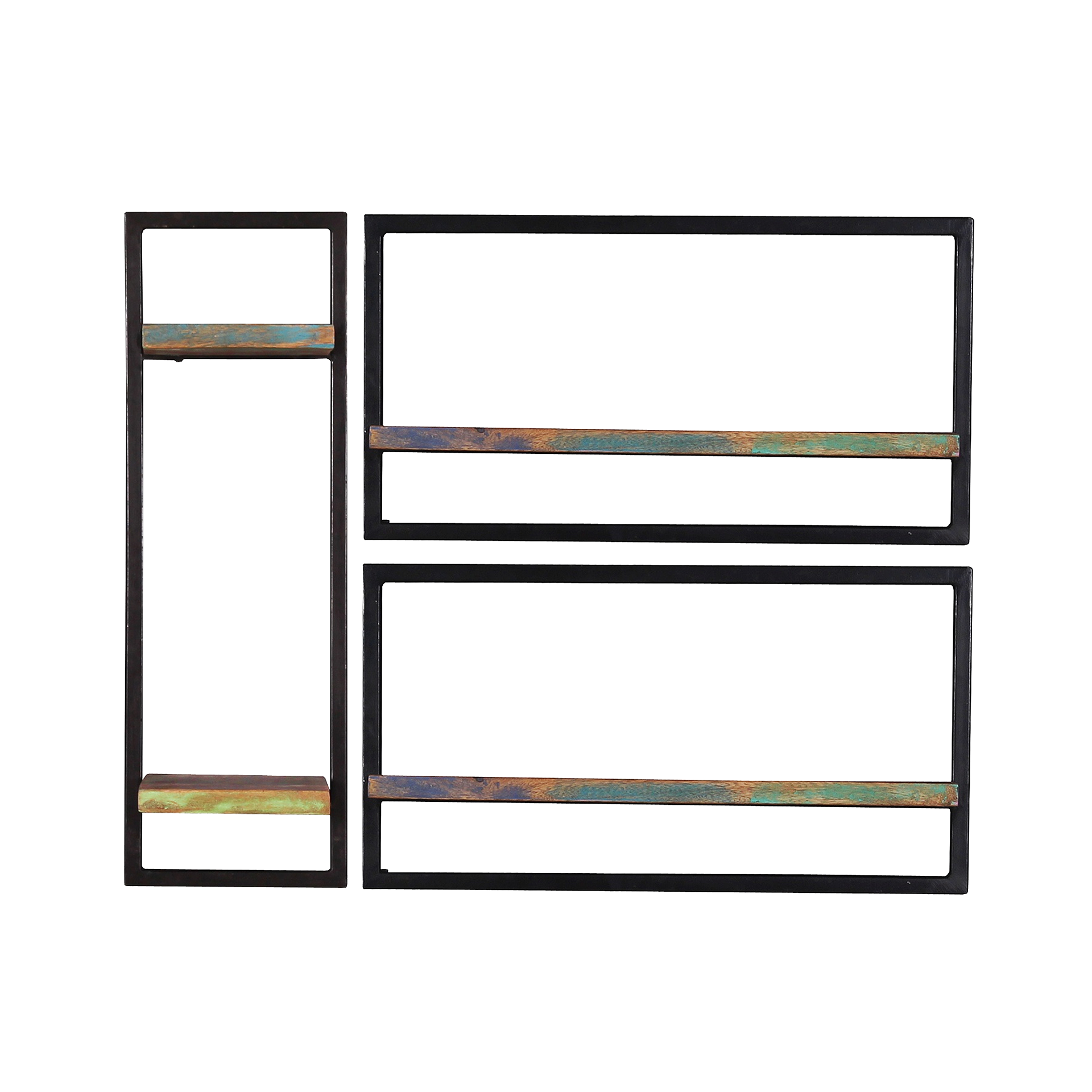 Wandregal Riverboat Mehrfarbig 95*25*75 Wandregal Riverboat Mehrfarbig 95*25*75