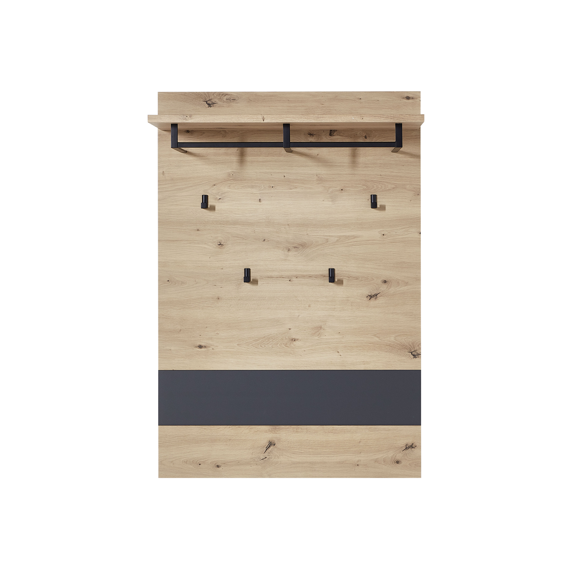 Novofurn Garderobenpaneel Ilario Eichefarben Novofurn Garderobenpaneel Ilario Eichefarben