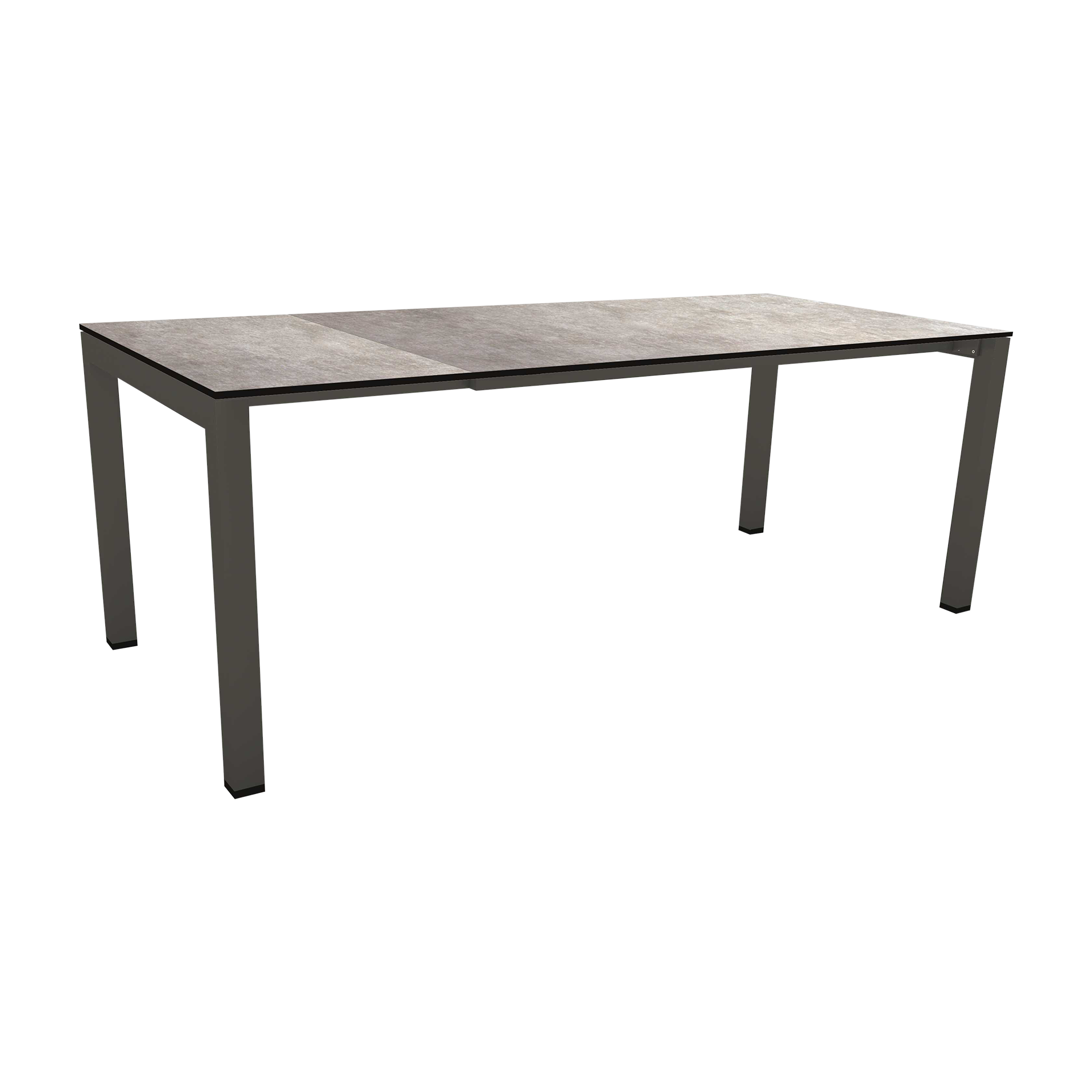 Stern Gartentisch ausziehbar Standard ausziehbar 174*90*75 Tischplatte Metallic grau Gestell Anthrazit Stern Gartentisch ausziehbar Standard ausziehbar 174*90*75 Tischplatte Metallic grau Gestell Anthrazit