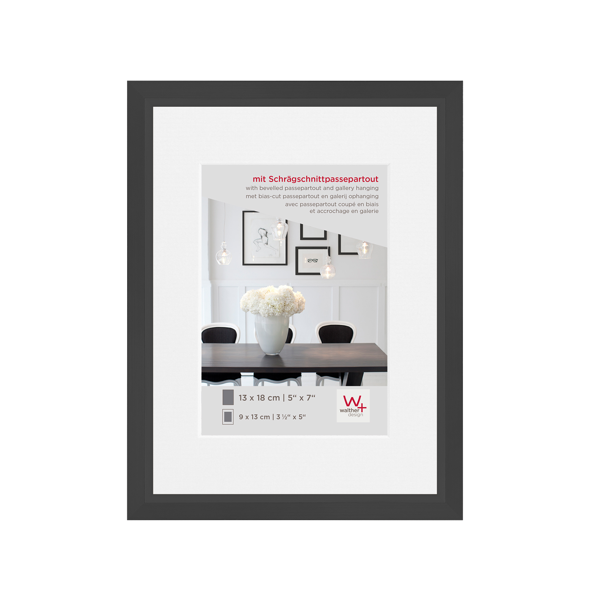 Bilderrahmen Steel Style schwarz Bilderrahmen Steel Style schwarz