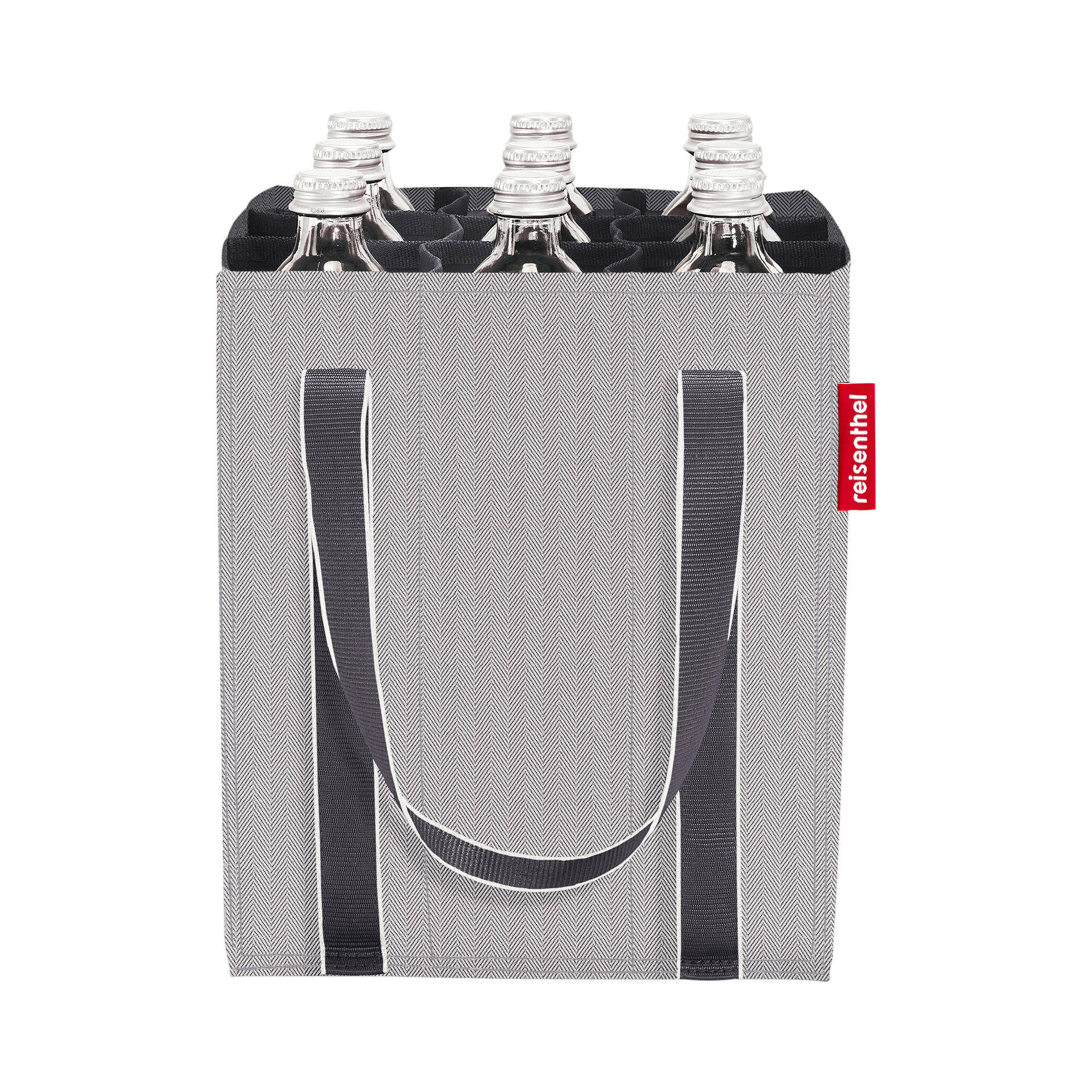Tasche Bottelbag Herringbone Grey Tasche Bottelbag Herringbone Grey