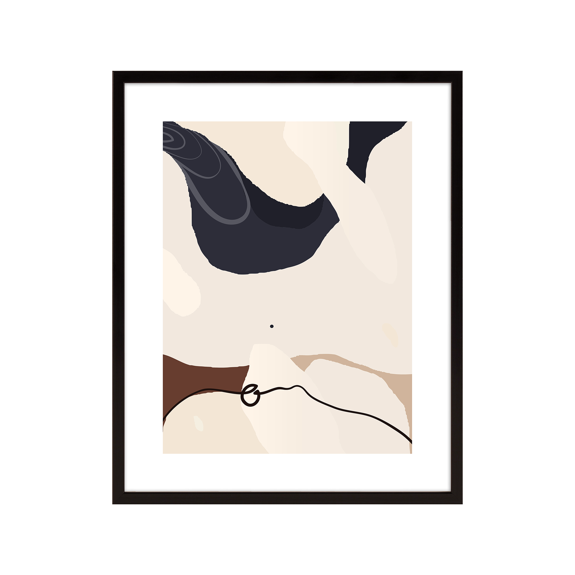 Bilderrahmen Madrid Schwarz