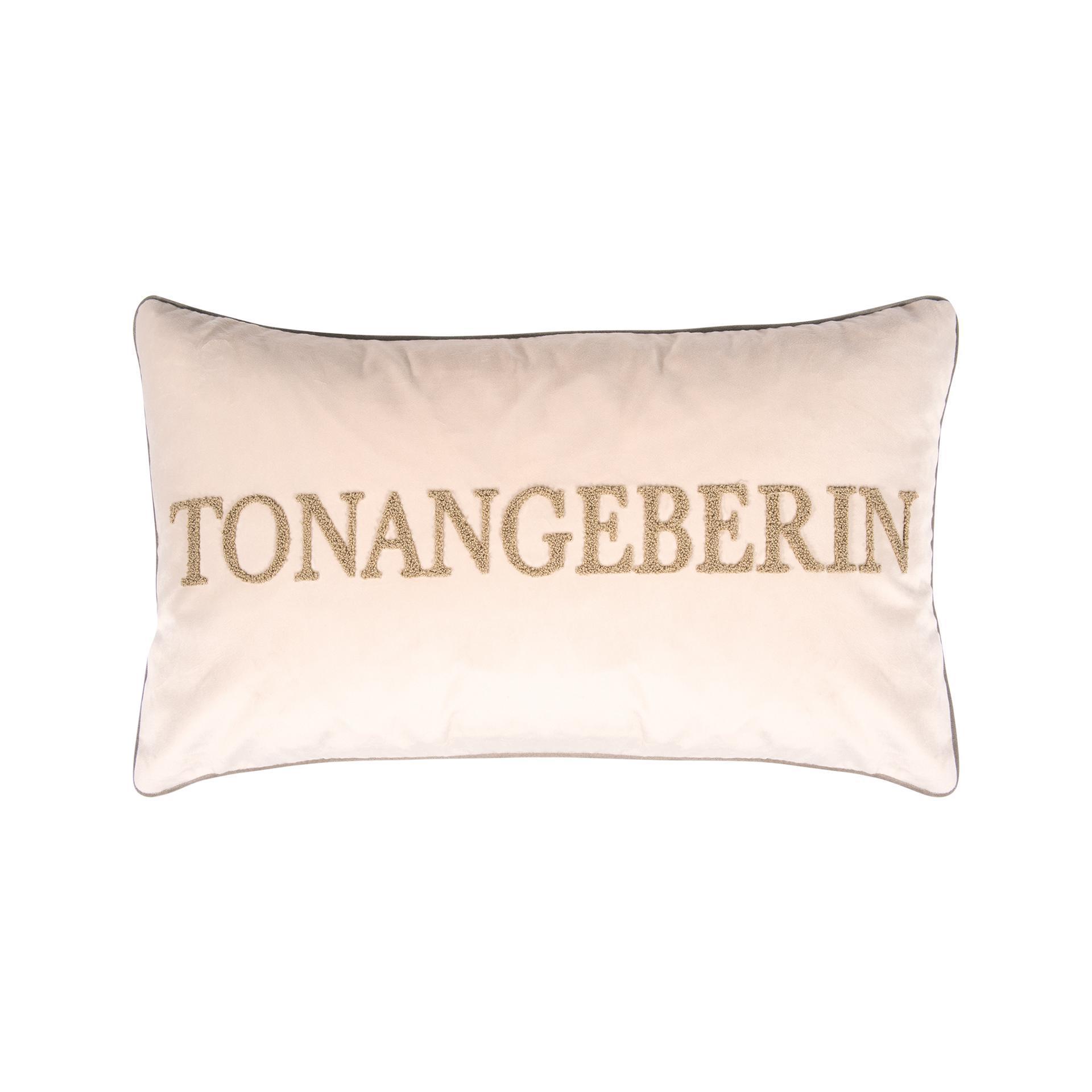 Kissenhülle Tonangeberin Sand cm