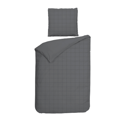 Satin Bettwäsche Diamante Classic Anthracite 135x200cm Satin Bettwäsche Diamante Classic Anthracite 135x200cm