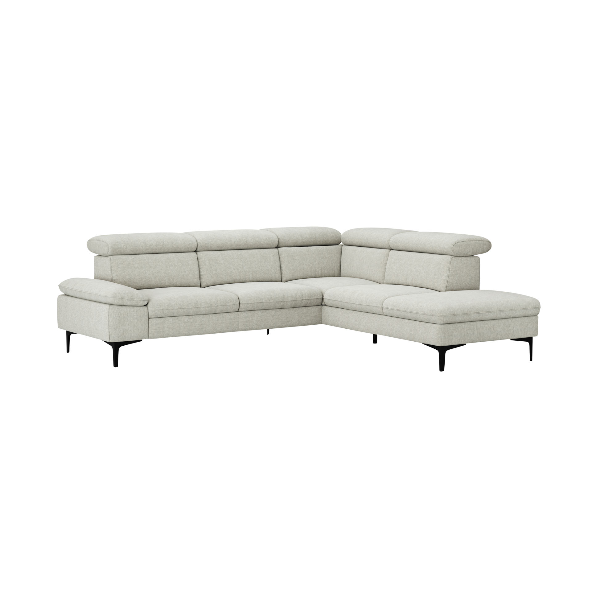 Global wohnen Ecksofa Felipa Naturel Rücken echt Kopfteilverstellung Global wohnen Ecksofa Felipa Naturel Rücken echt Kopfteilverstellung