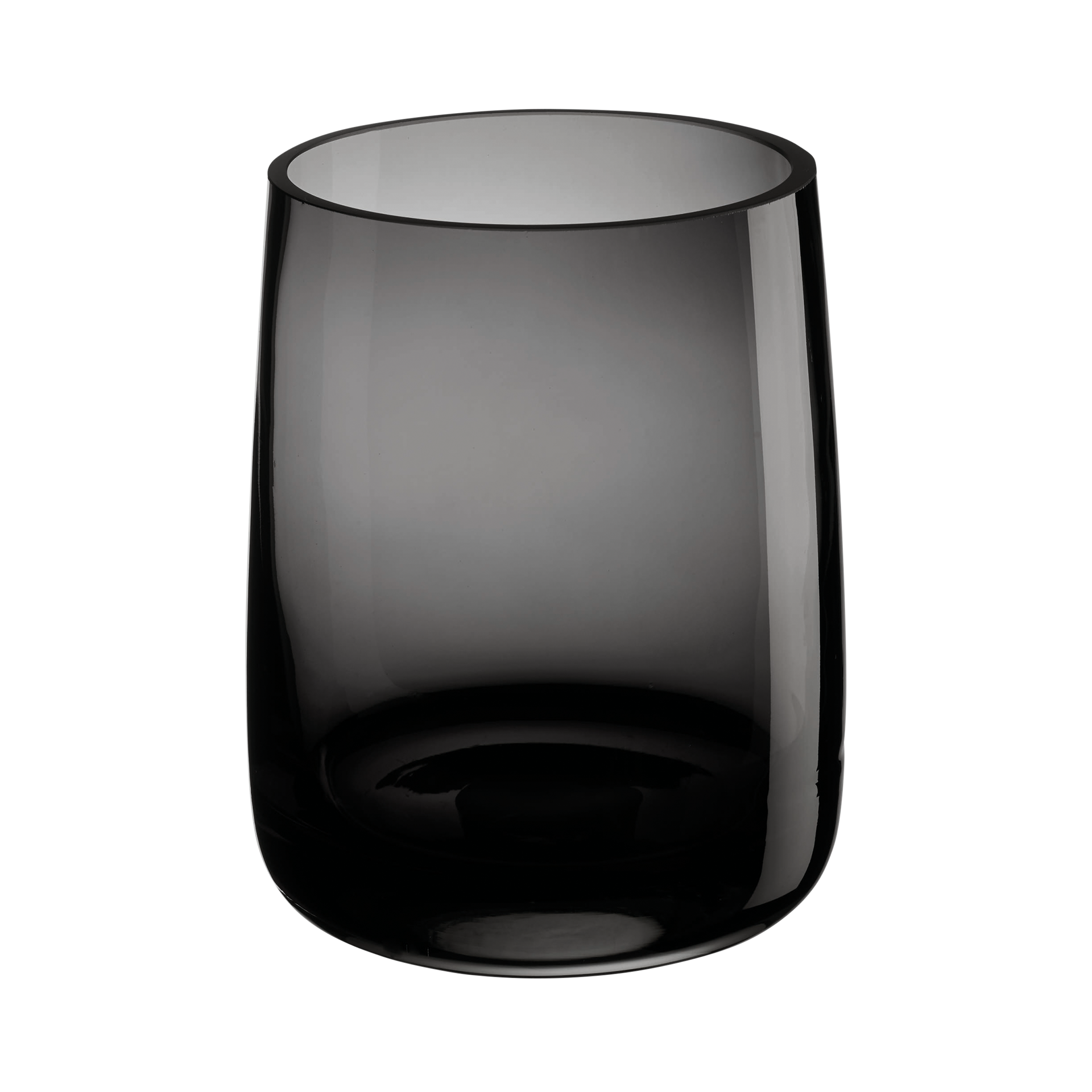 Vase Ajana grau glänzend Vase Ajana grau glänzend