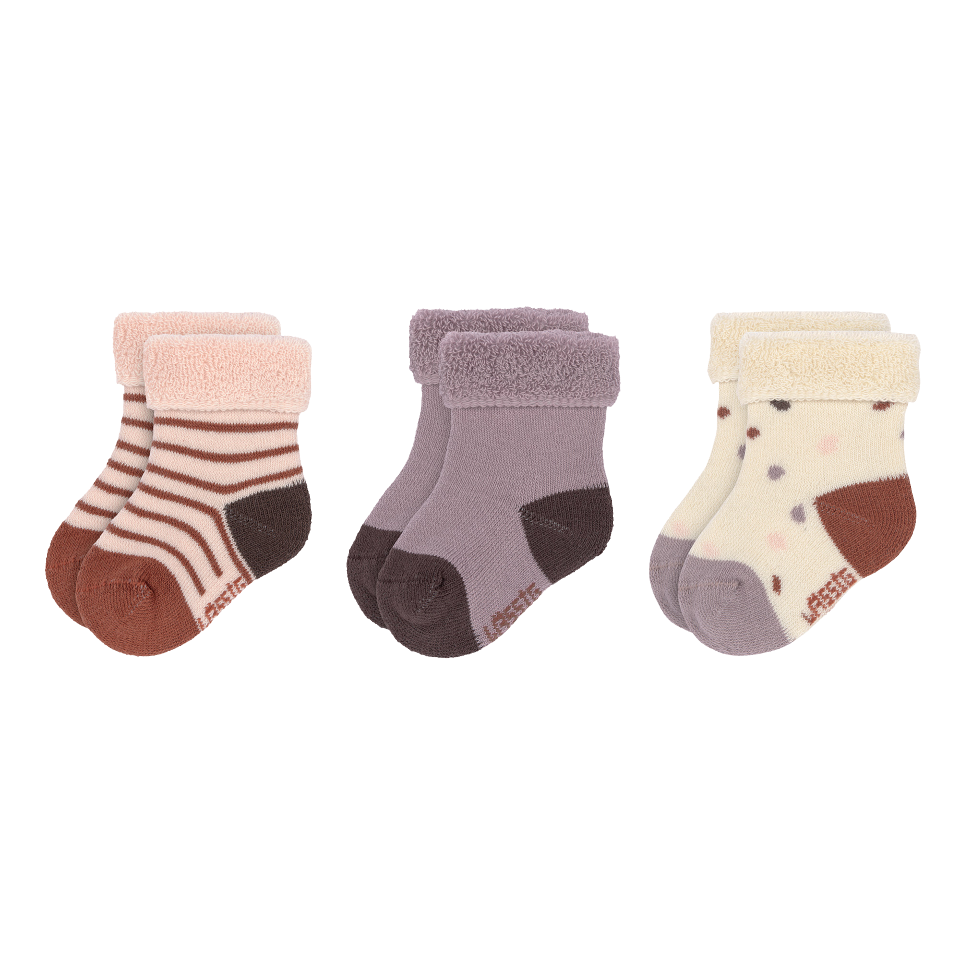 Erstlingssocke Newborn Socks 3-teilig lilac Erstlingssocke Newborn Socks 3-teilig lilac