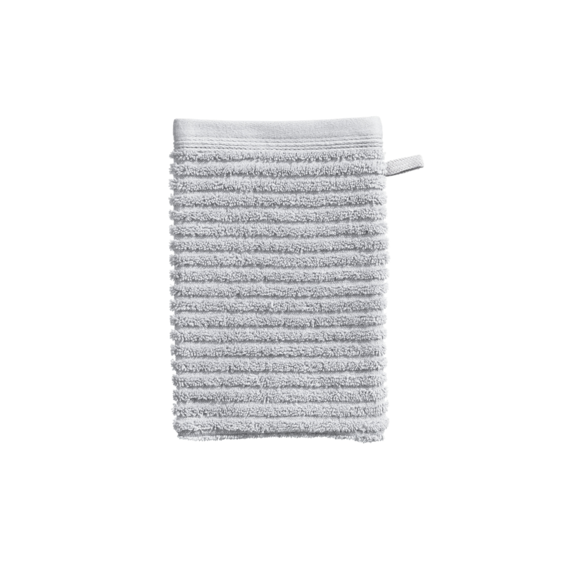 Casea Waschhandschuh Casea Almeria Silbergrau 15x21cm