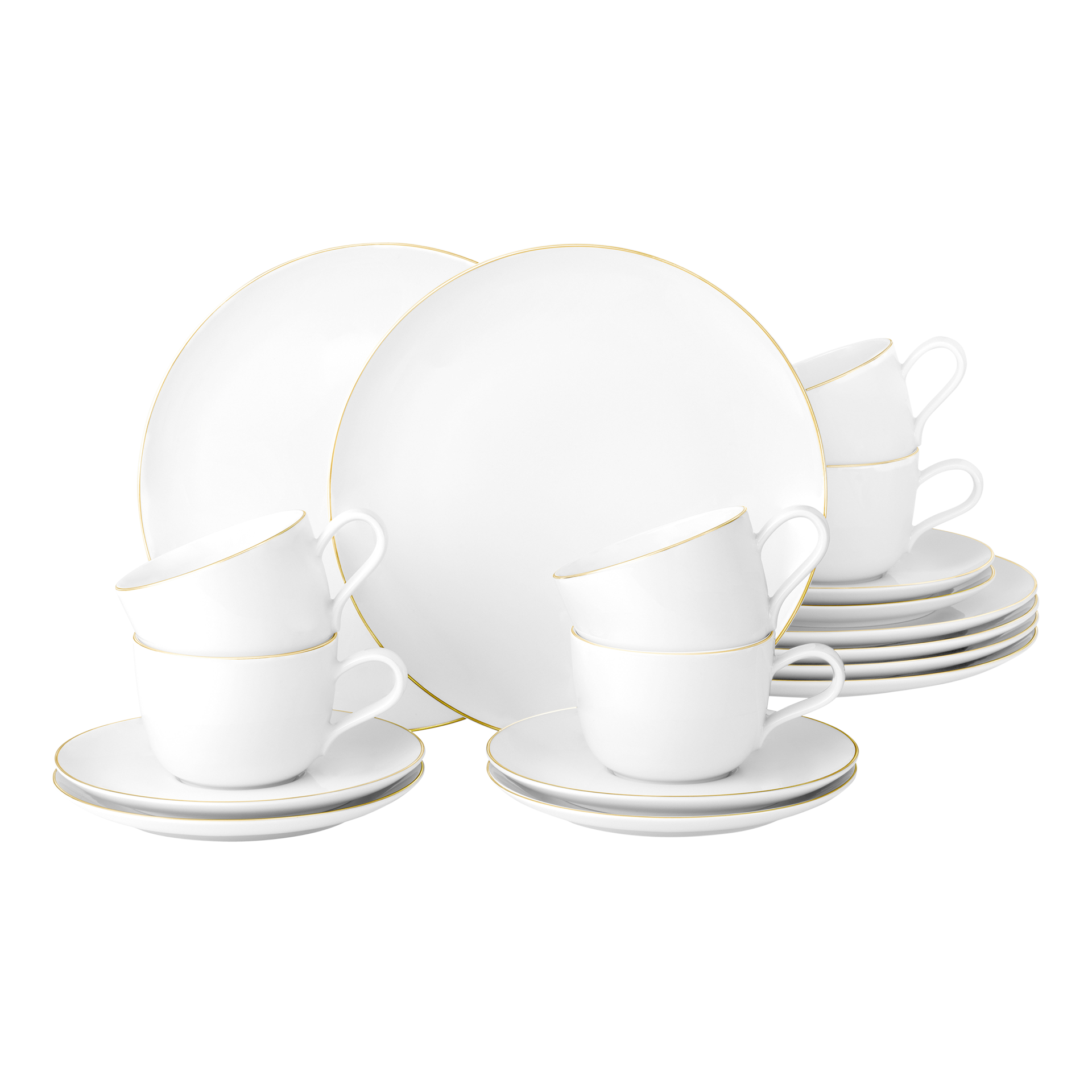 Kaffeeservice Liberty 18-teilig Gold Kaffeeservice Liberty 18-teilig Gold