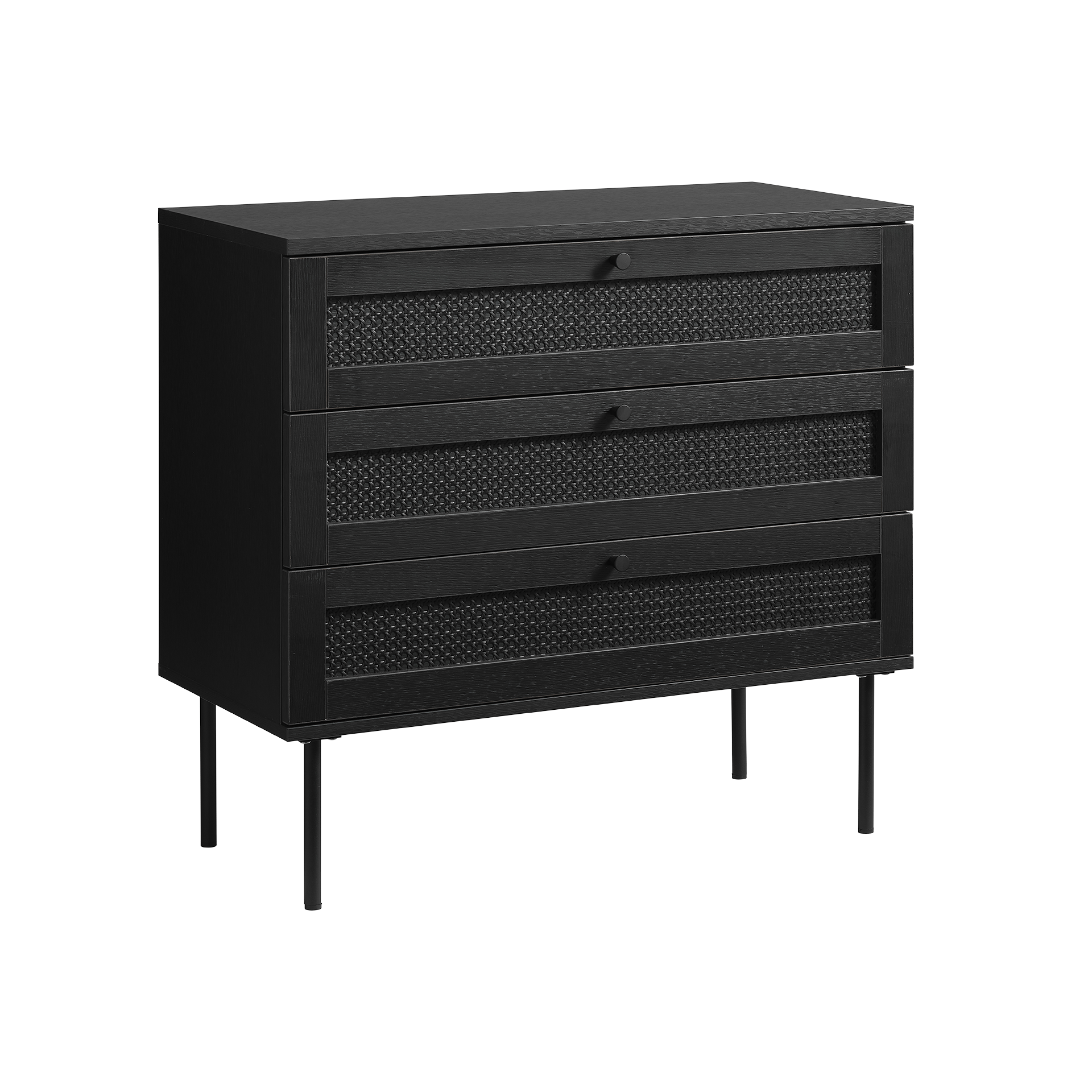 Kommode Pearlie Schwarz 40*80*75 Kommode Pearlie Schwarz 40*80*75