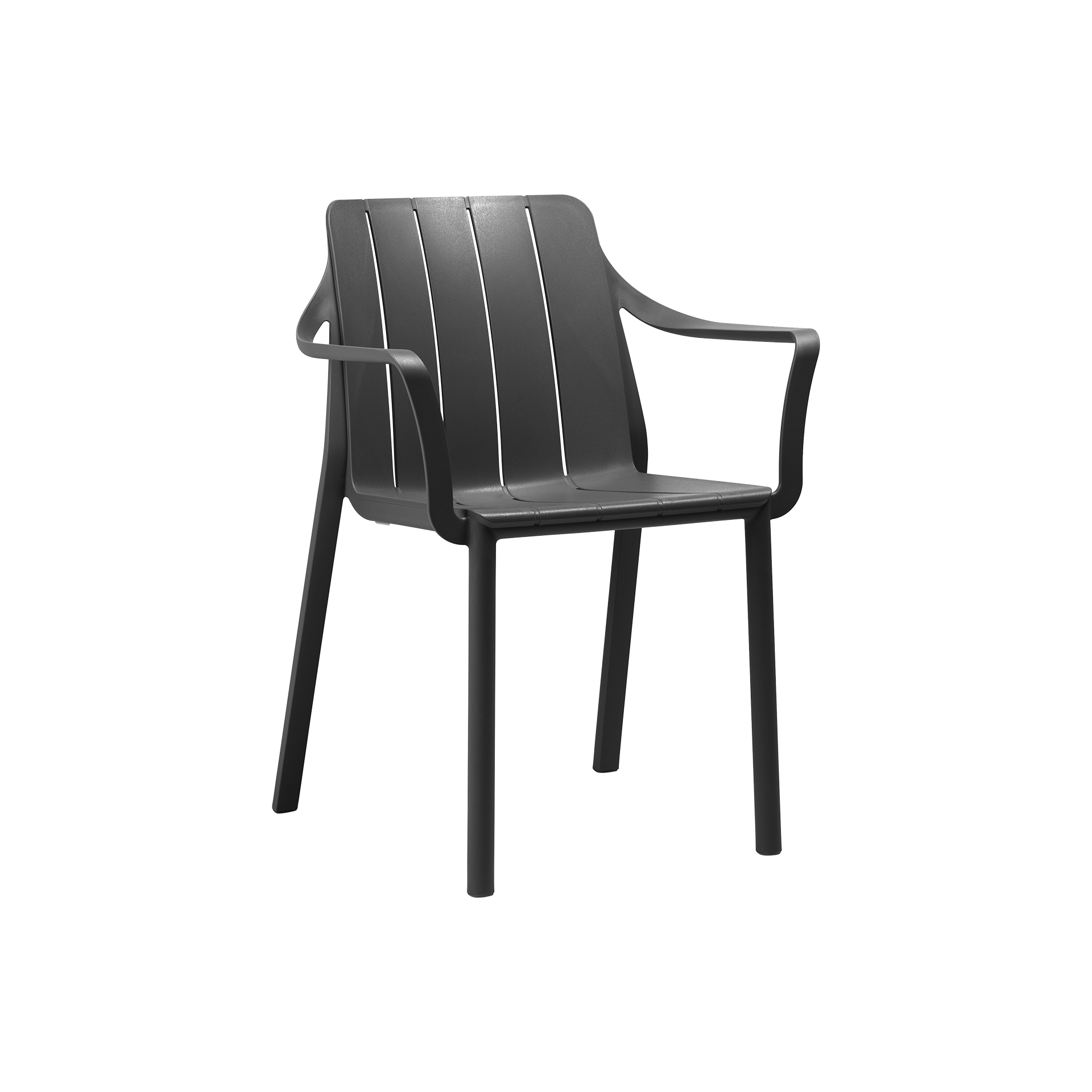 Nardi Armlehnstuhl Tiberina Antracite stapelbar Nardi Armlehnstuhl Tiberina Antracite stapelbar