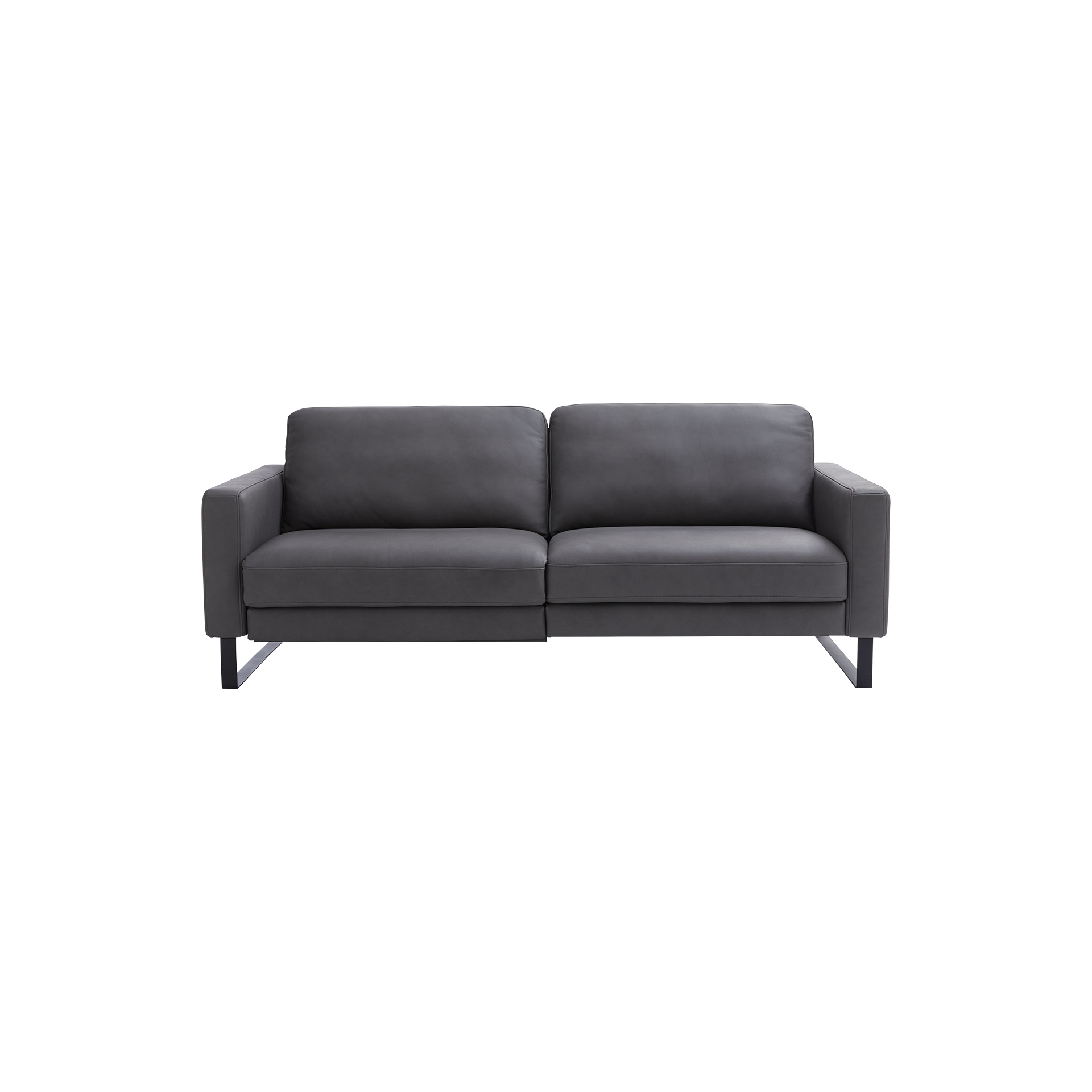 Contur Sofa 3-Sitzer Enna Bezug Leder Grau