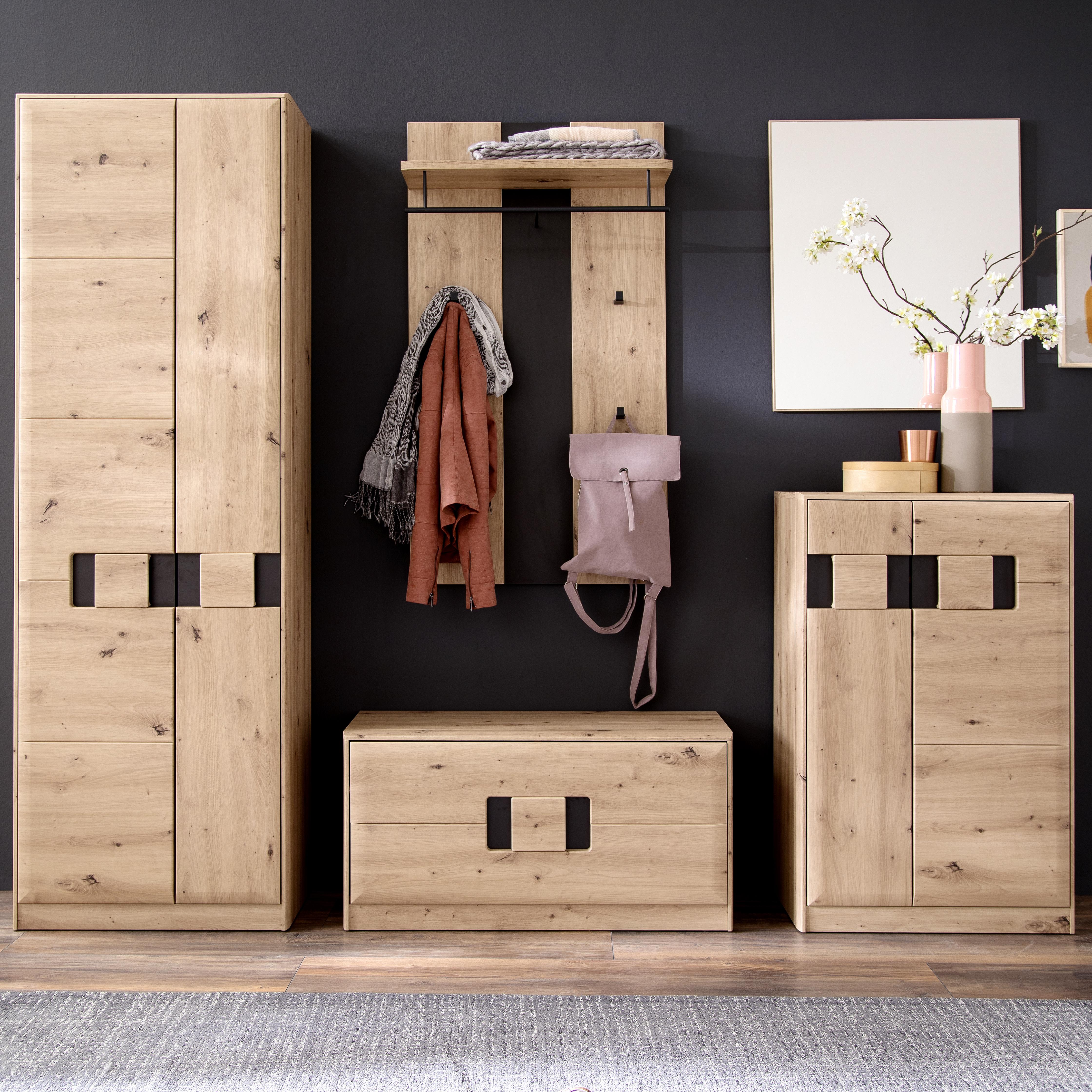 Garderoben-Set Aria 5-teilig Eichefarben Garderoben-Set Aria 5-teilig Eichefarben