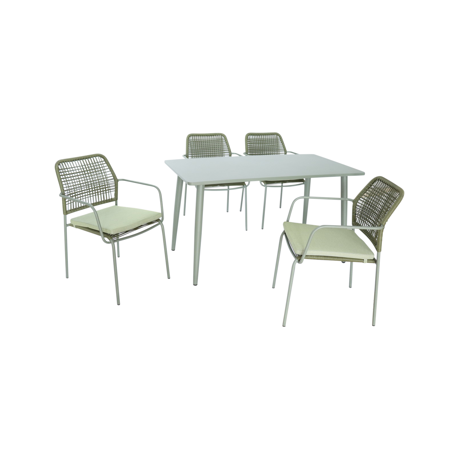 Hogarden Gartentisch Sole Grün 70*130*72.5