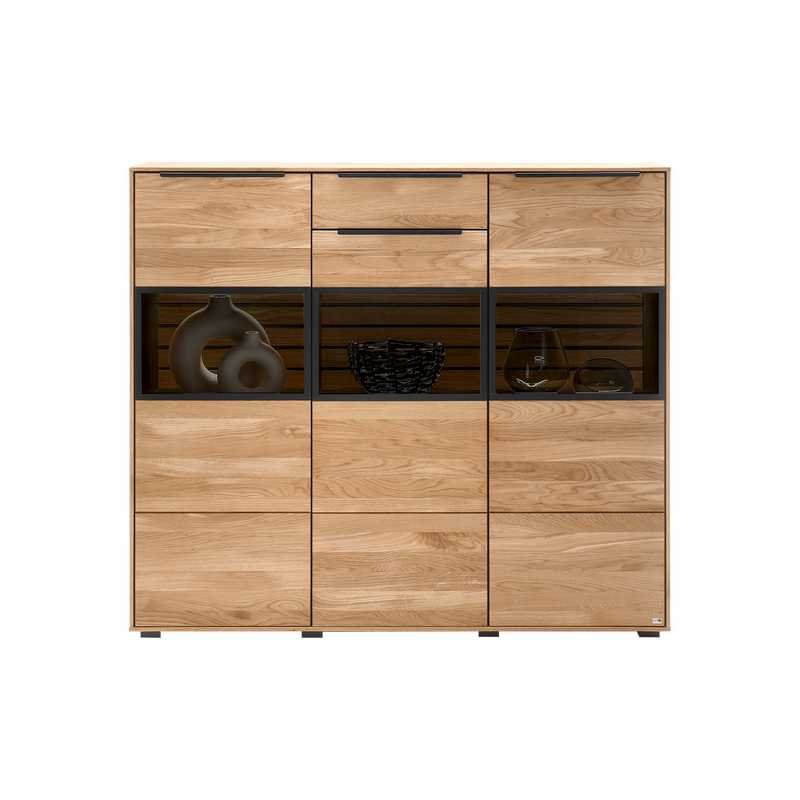 set one by Musterring Highboard Jackson Eichefarben