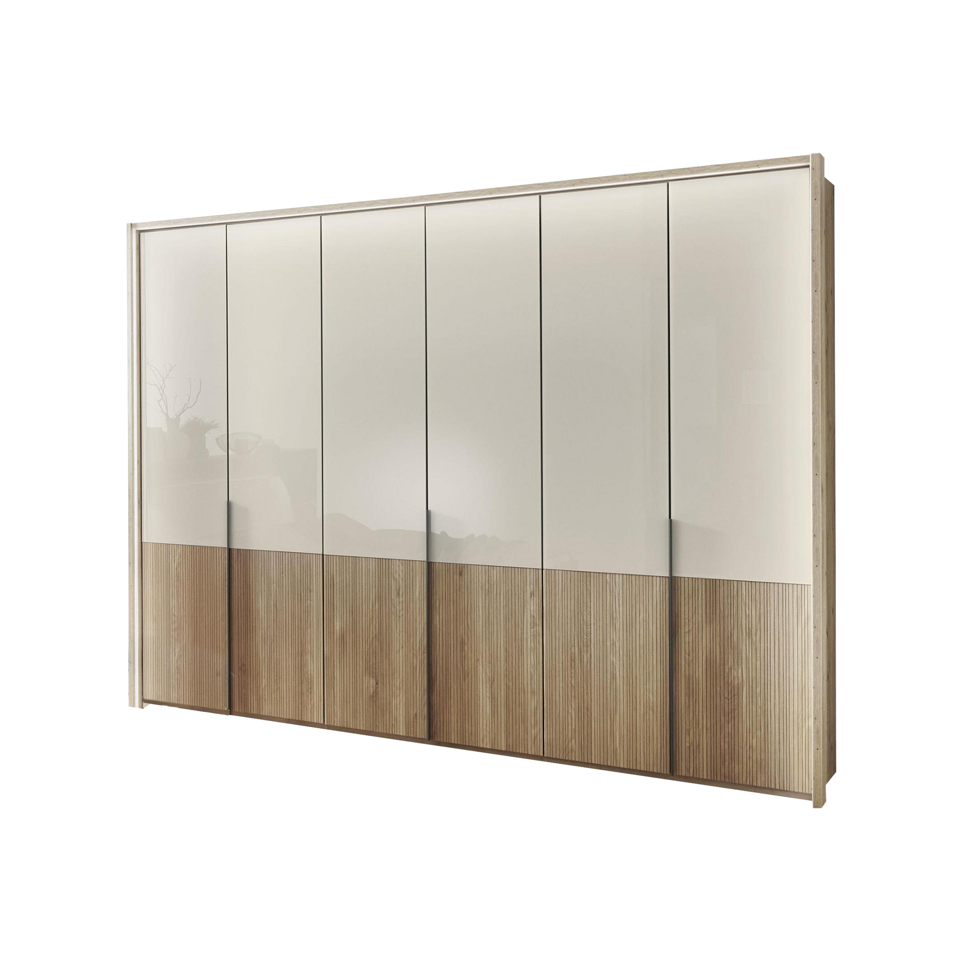 Collection H Drehtürenschrank Vivaldi 6-türig Eichefarben 65*307*220 Collection H Drehtürenschrank Vivaldi 6-türig Eichefarben 65*307*220