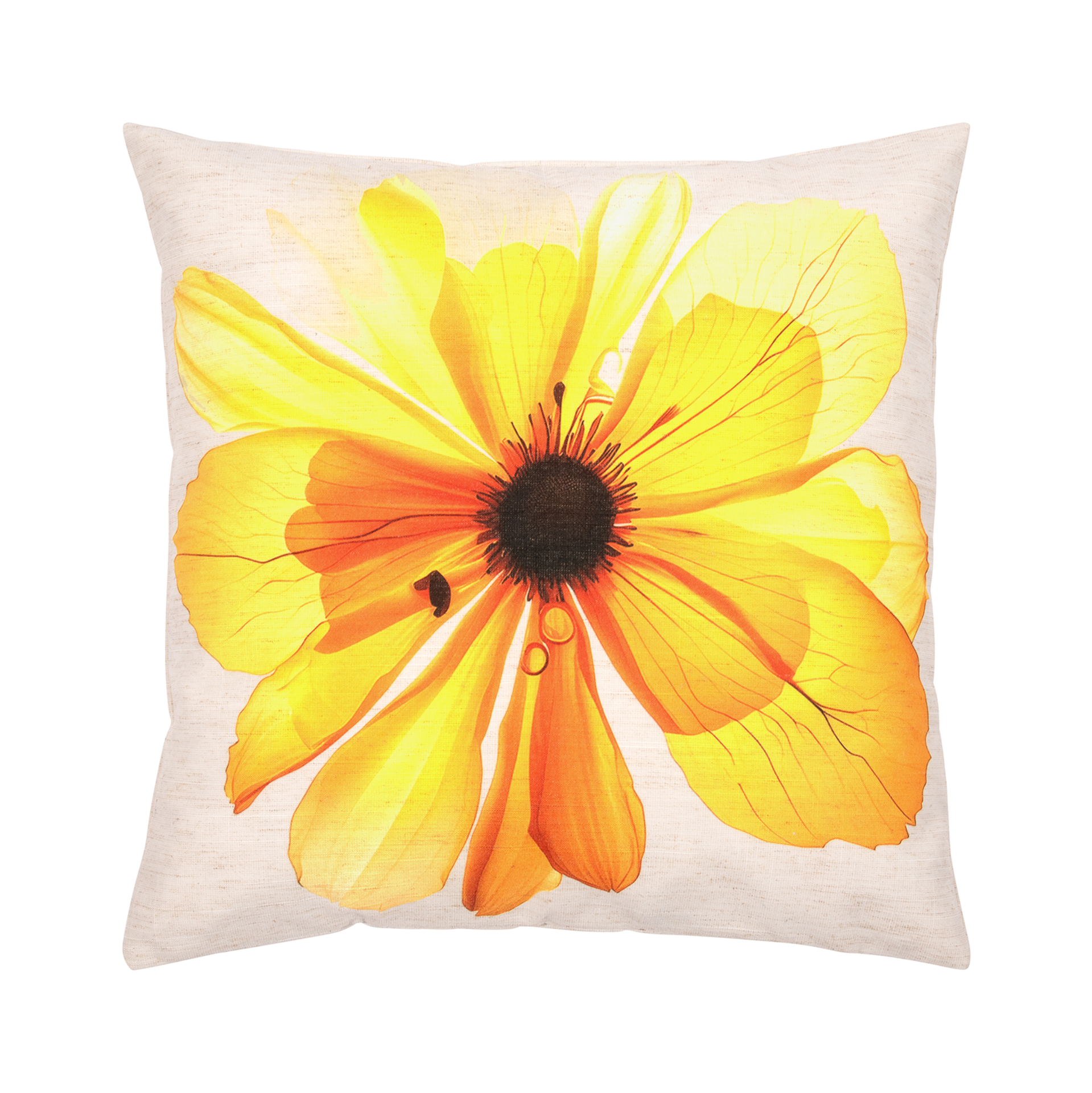 Kissenhülle Flower Yellow 45x45cm Kissenhülle Flower Yellow 45x45cm