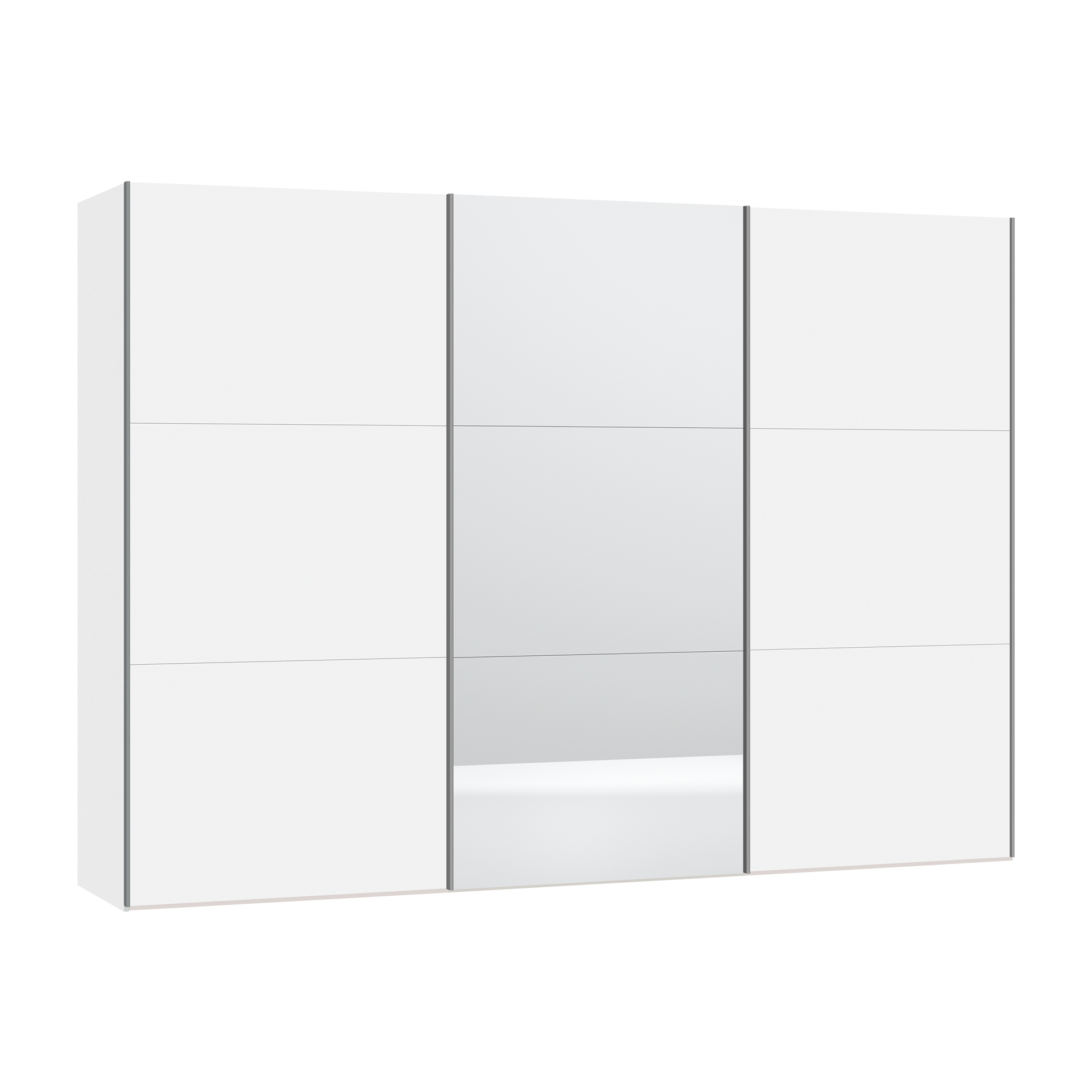 Schwebetürenschrank Leon Weiß 59*303*220