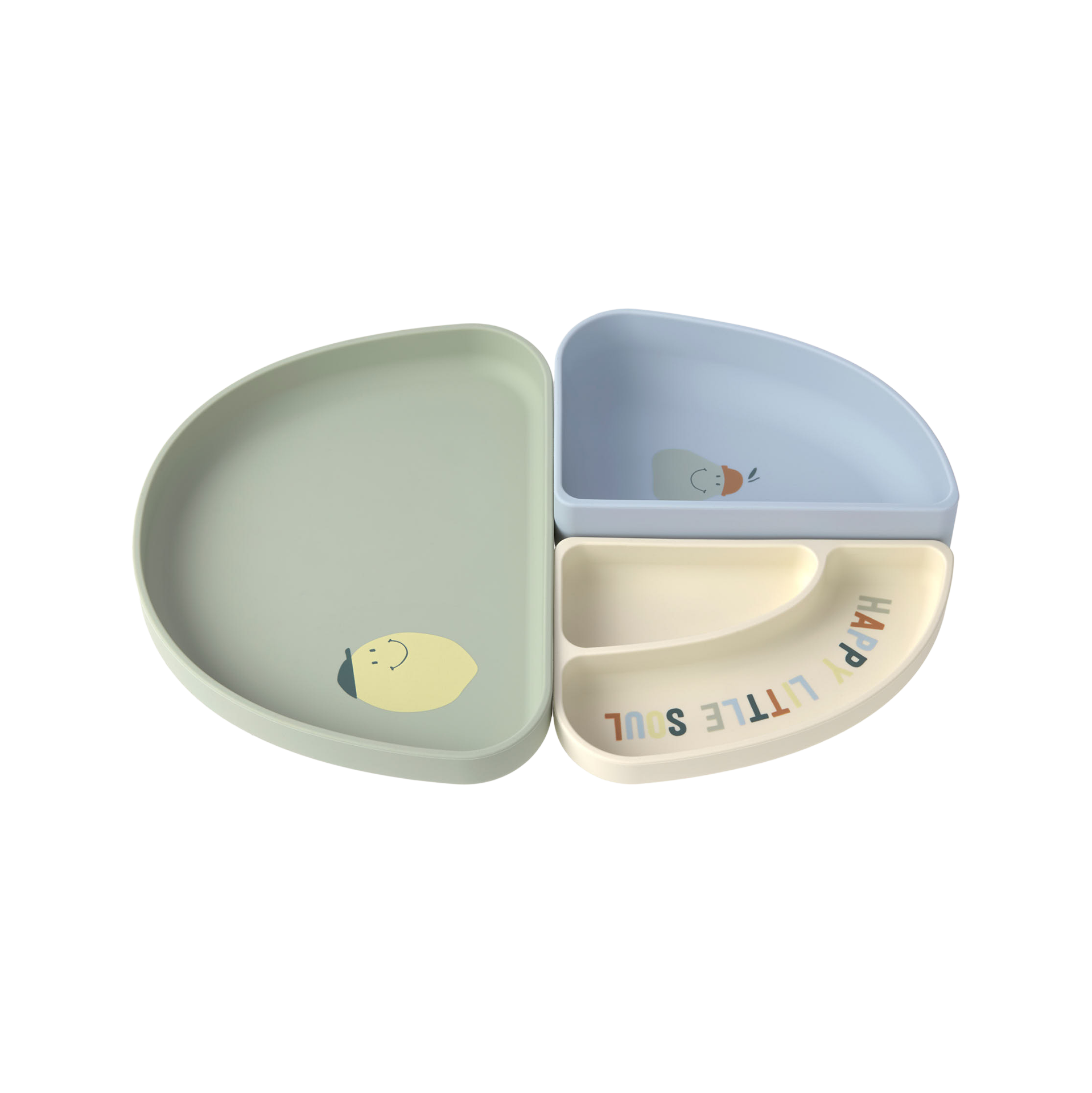 Kindergeschirr Dish Set 3 pcs 3-teilig Lemon