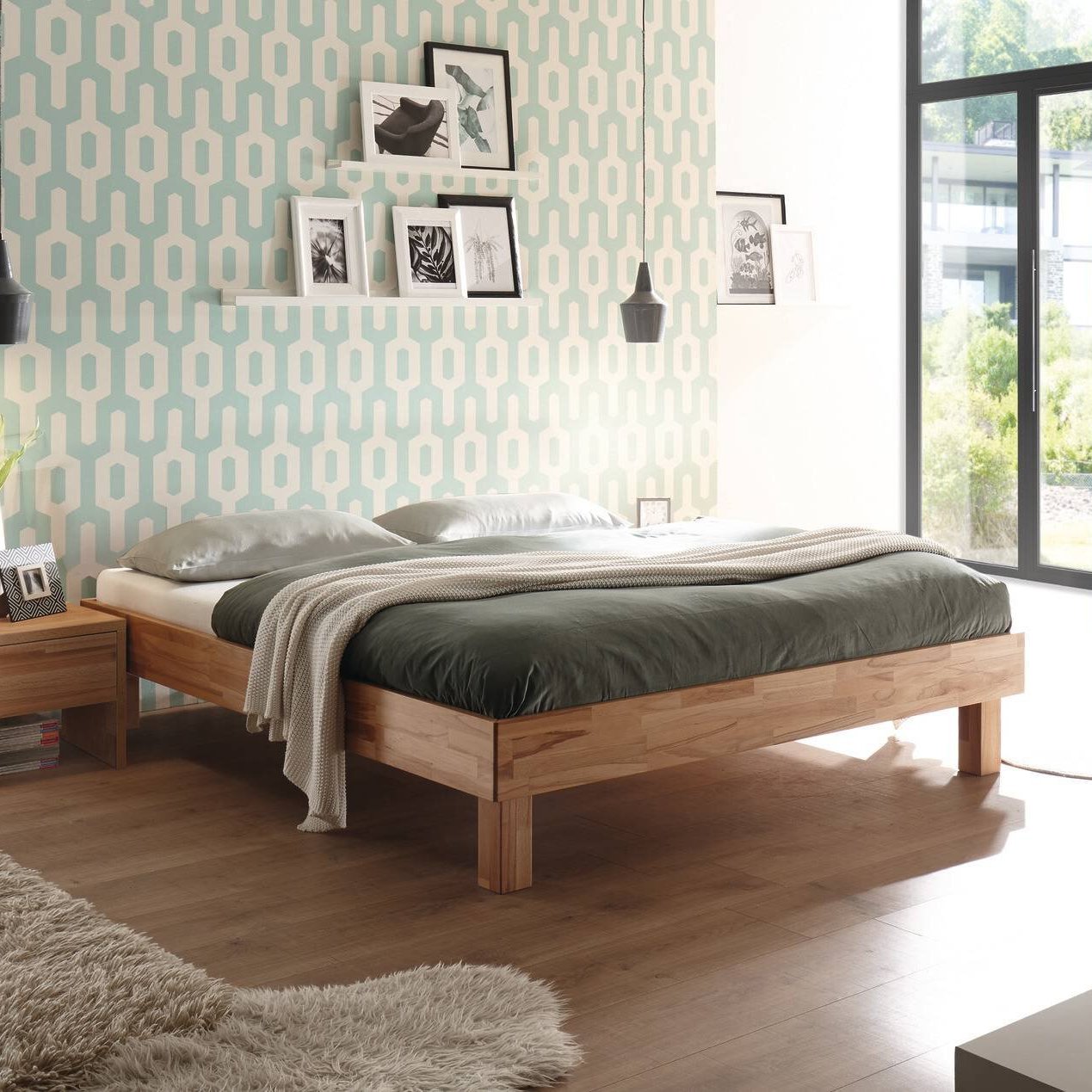 HASENA Bett Rapallo Gestell Kernbuche 180x200 cm HASENA Bett Rapallo Gestell Kernbuche 180x200 cm