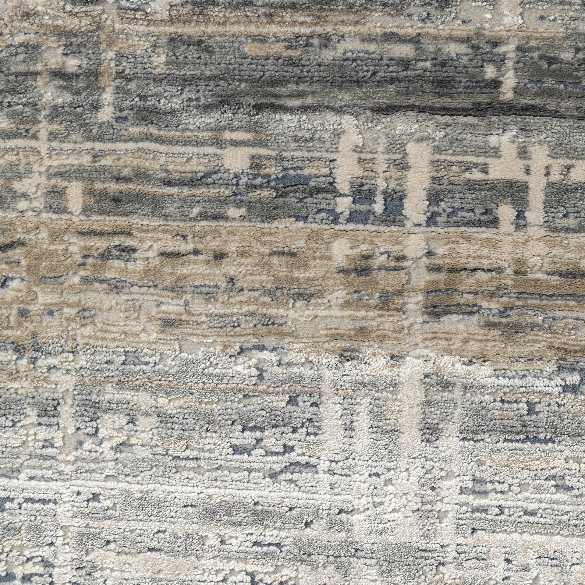 Teppich Atlantis 240x240cm blau hellbeige Teppich Atlantis 240x240cm blau hellbeige