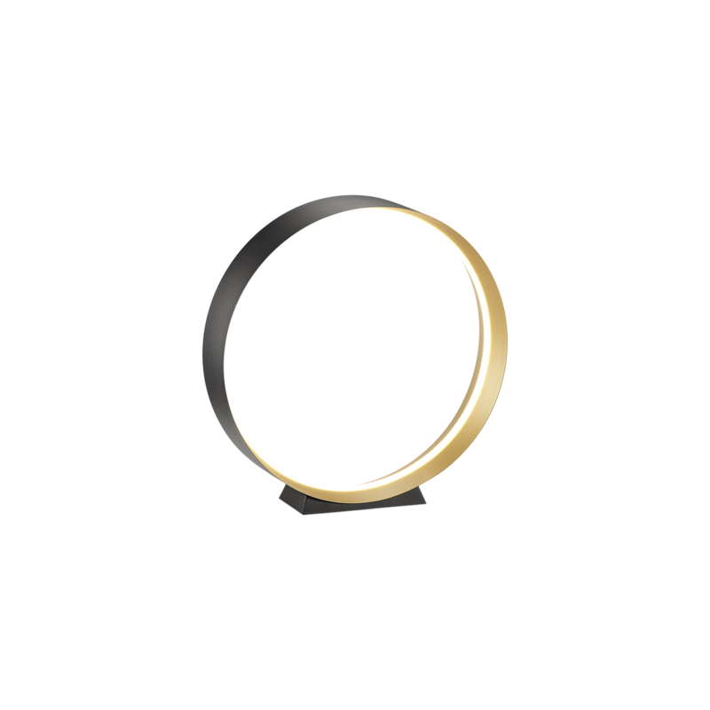 Tischleuchte LOOP Gold Schwarz Tischleuchte LOOP Gold Schwarz