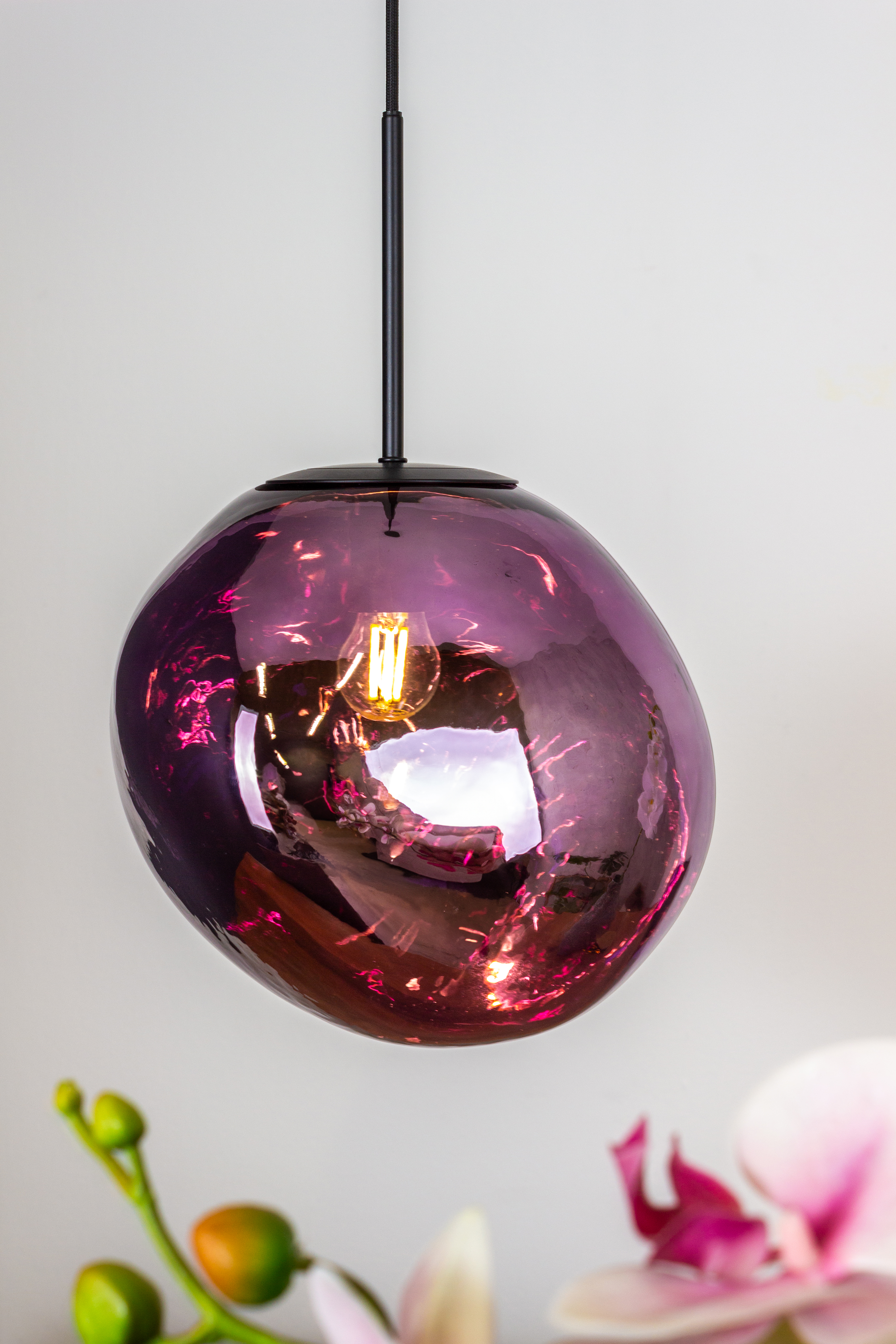 Pendelleuchte Canopus Violett Schwarz Pendelleuchte Canopus Violett Schwarz
