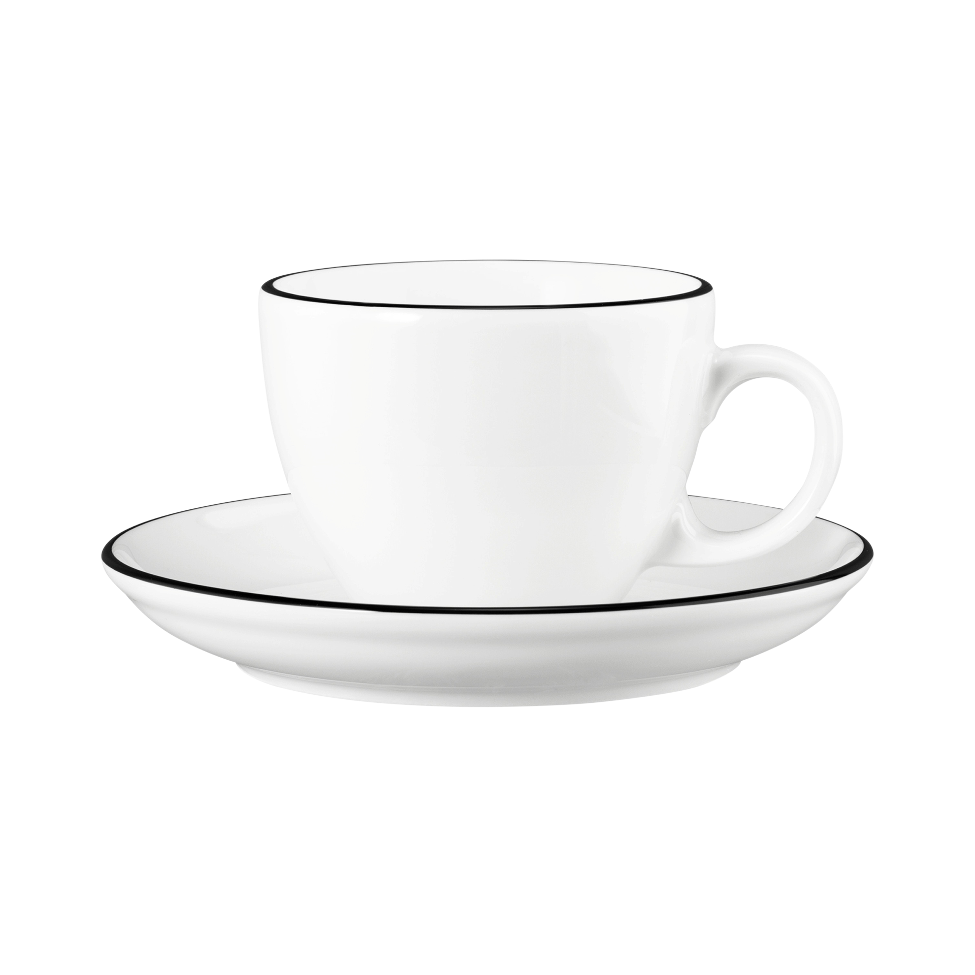 Kaffeetasse Modern Life Black Line Schwarz Kaffeetasse Modern Life Black Line Schwarz