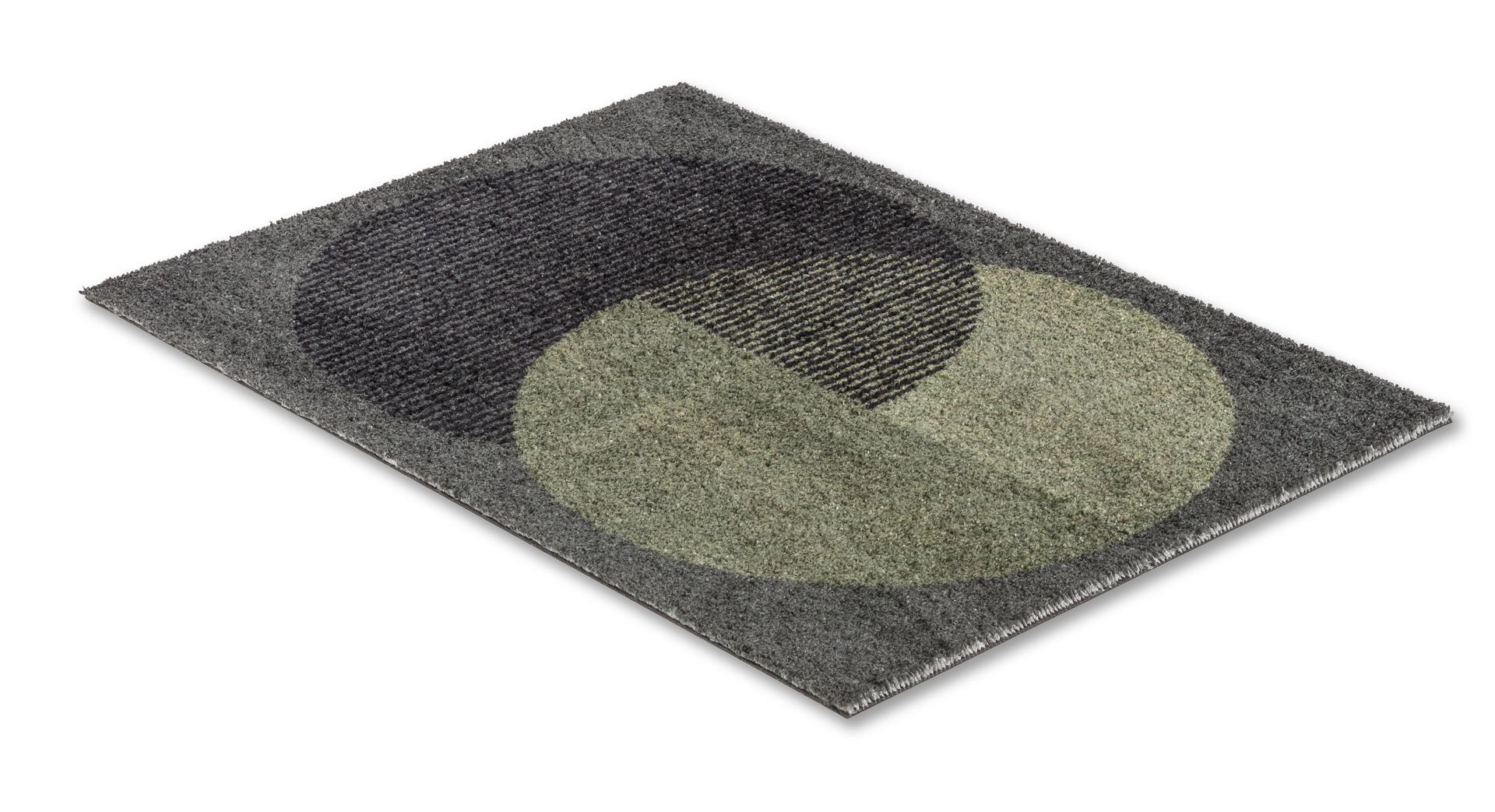 SCHÖNER WOHNEN-Kollektion Fußmatte Manhattan 67x100 Oliv-Grün SCHÖNER WOHNEN-Kollektion Fußmatte Manhattan 67x100 Oliv-Grün